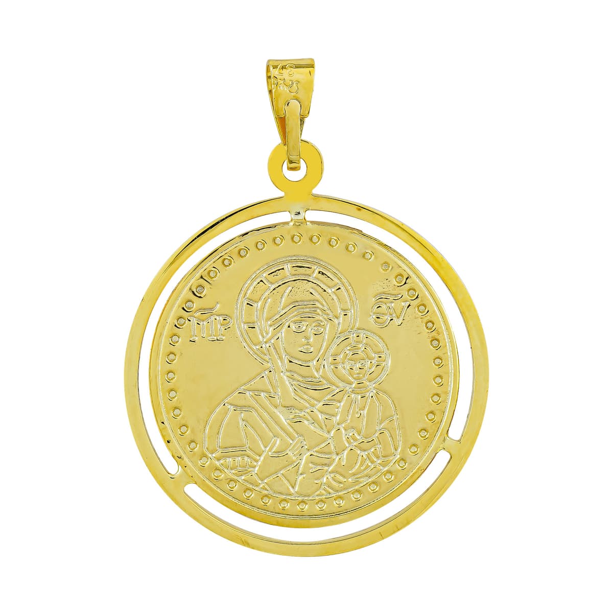 Κωνσταντινάτο Από Κίτρινο Χρυσό 9 Καρατίων KN333