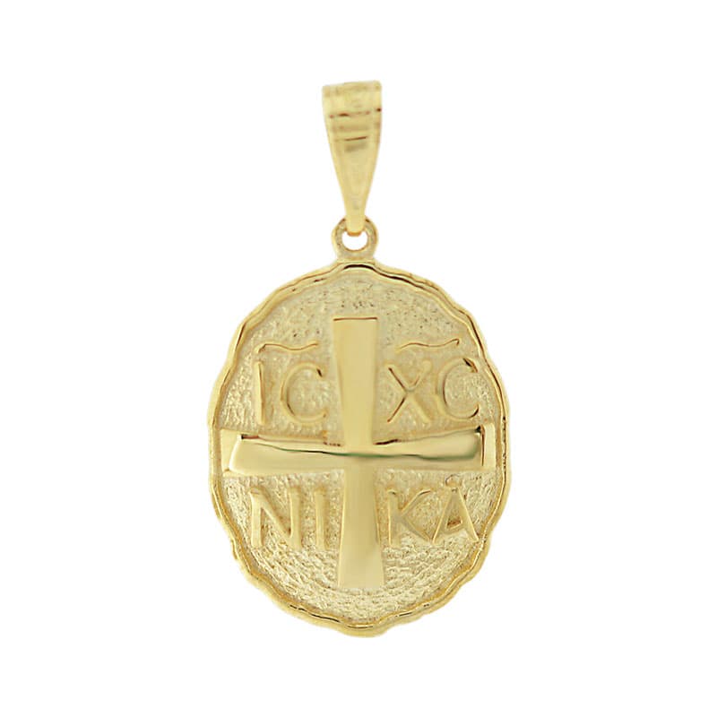 Κωνσταντινάτο Από Κίτρινο Χρυσό 14 Καρατίων KN443