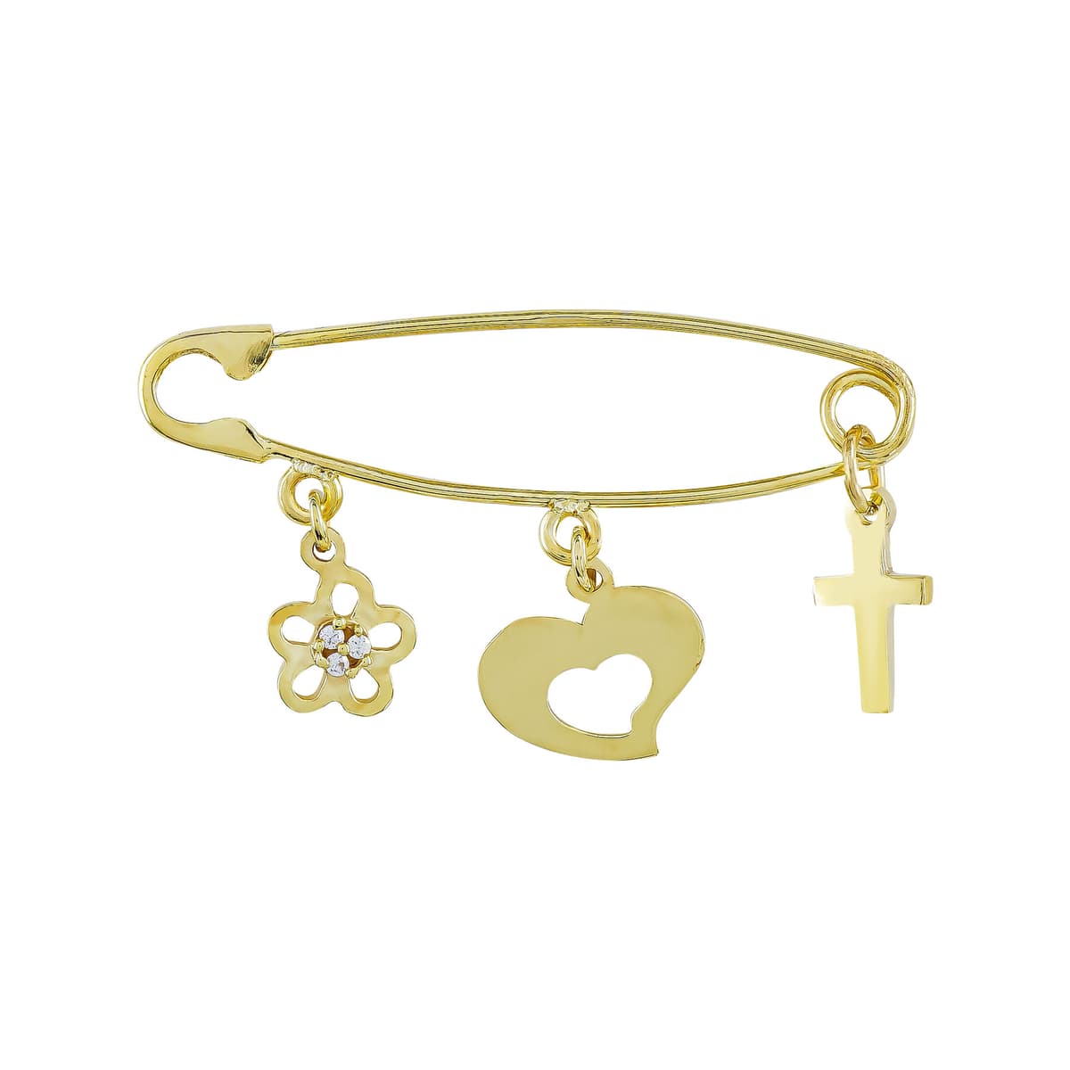 Παραμάνα Για Νεογέννητο Από Κίτρινο Χρυσό 9 Καρατίων PR117998