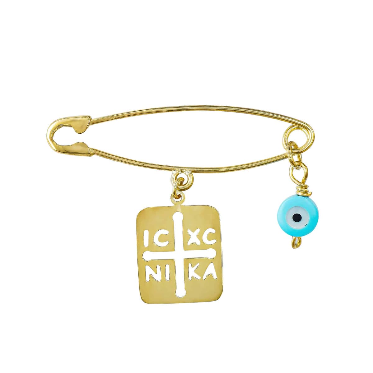 Παραμάνα Για Νεογέννητο Από Κίτρινο Χρυσό 9 Καρατίων PR631