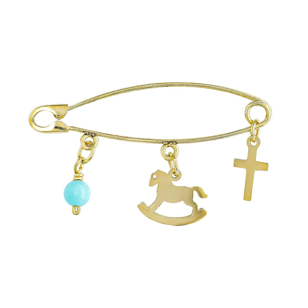 Παραμάνα Για Νεογέννητο Από Κίτρινο Χρυσό 14 Καρατίων PR635