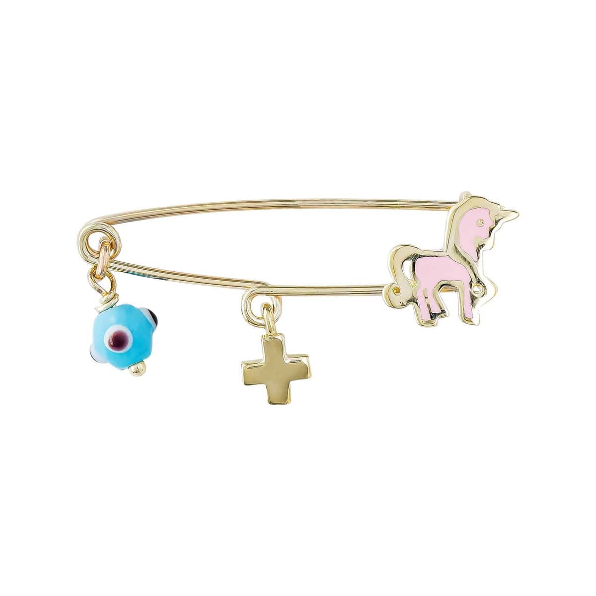 Παραμάνα Για Νεογέννητο Από Κίτρινο Χρυσό 14 Καρατίων PR645