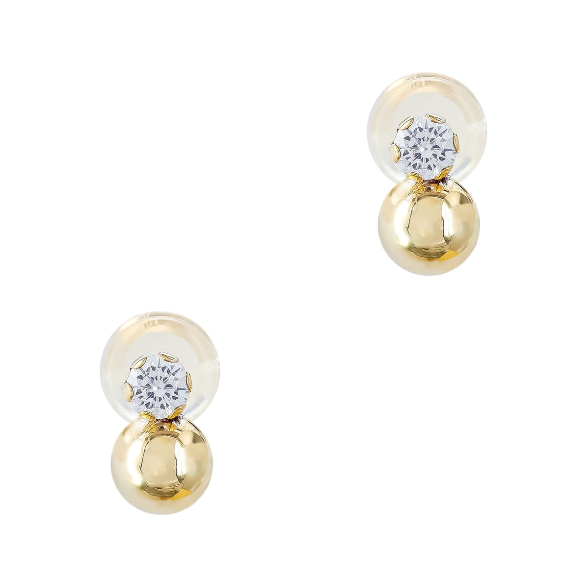 Παιδικά Σκουλαρίκια από Κίτρινο Χρυσό 14 Καρατίων PSK512