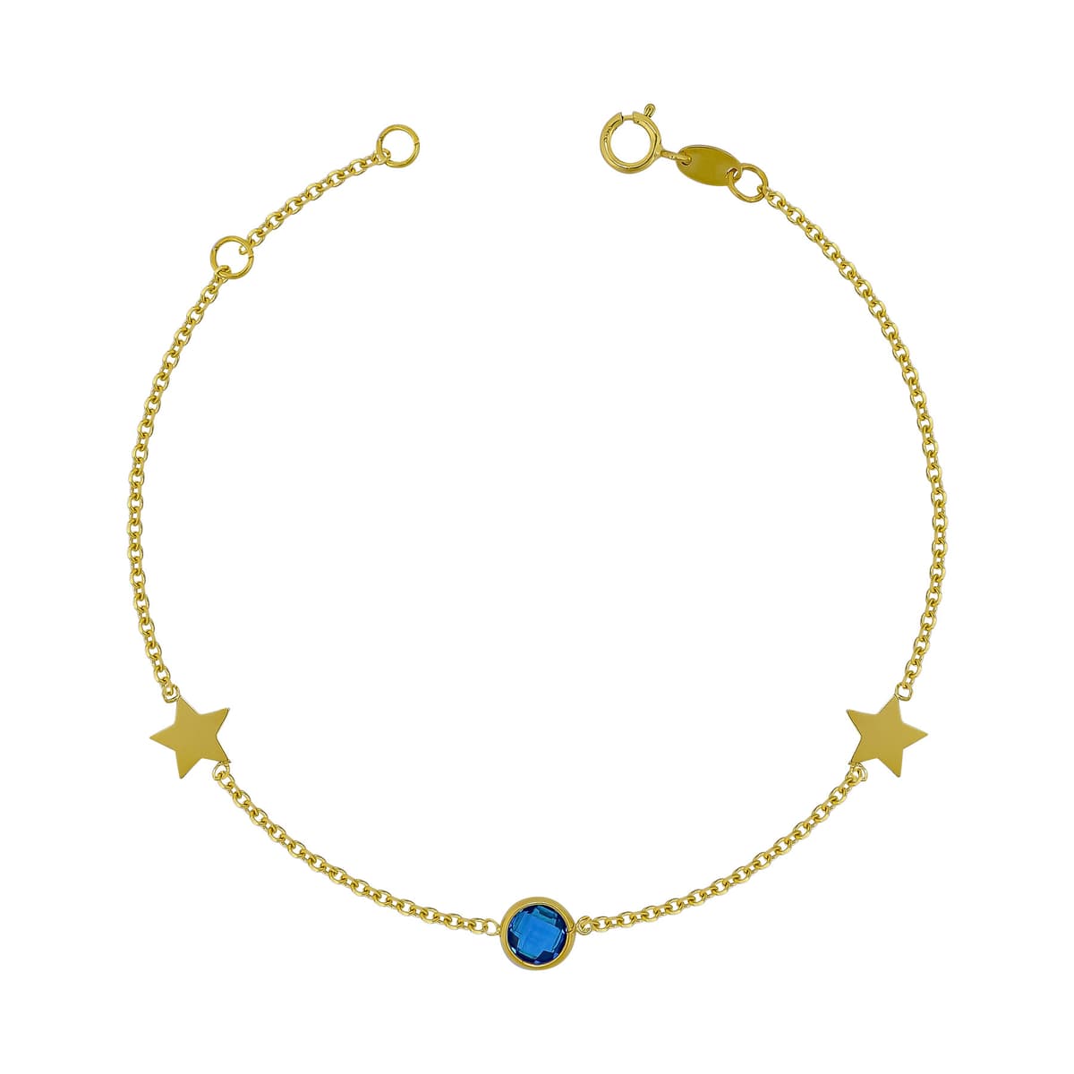 Παιδικό Βραχιόλι με Mατάκι Από Κίτρινο Χρυσό 14 Καρατίων PVR499