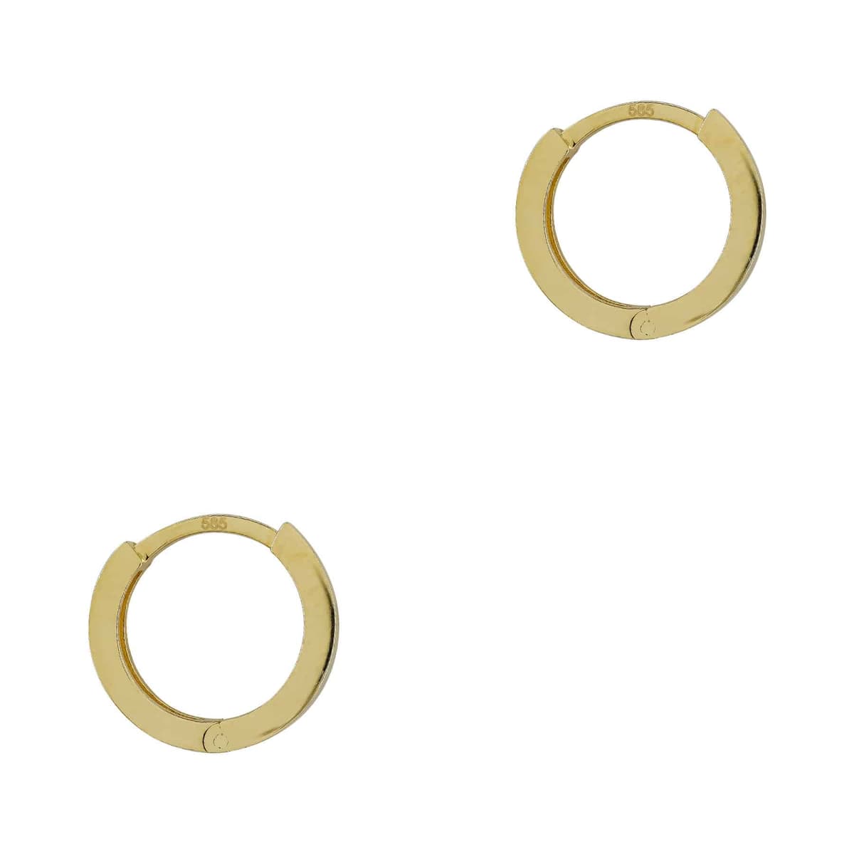 Women's Hoop Earrings Gofas Gold