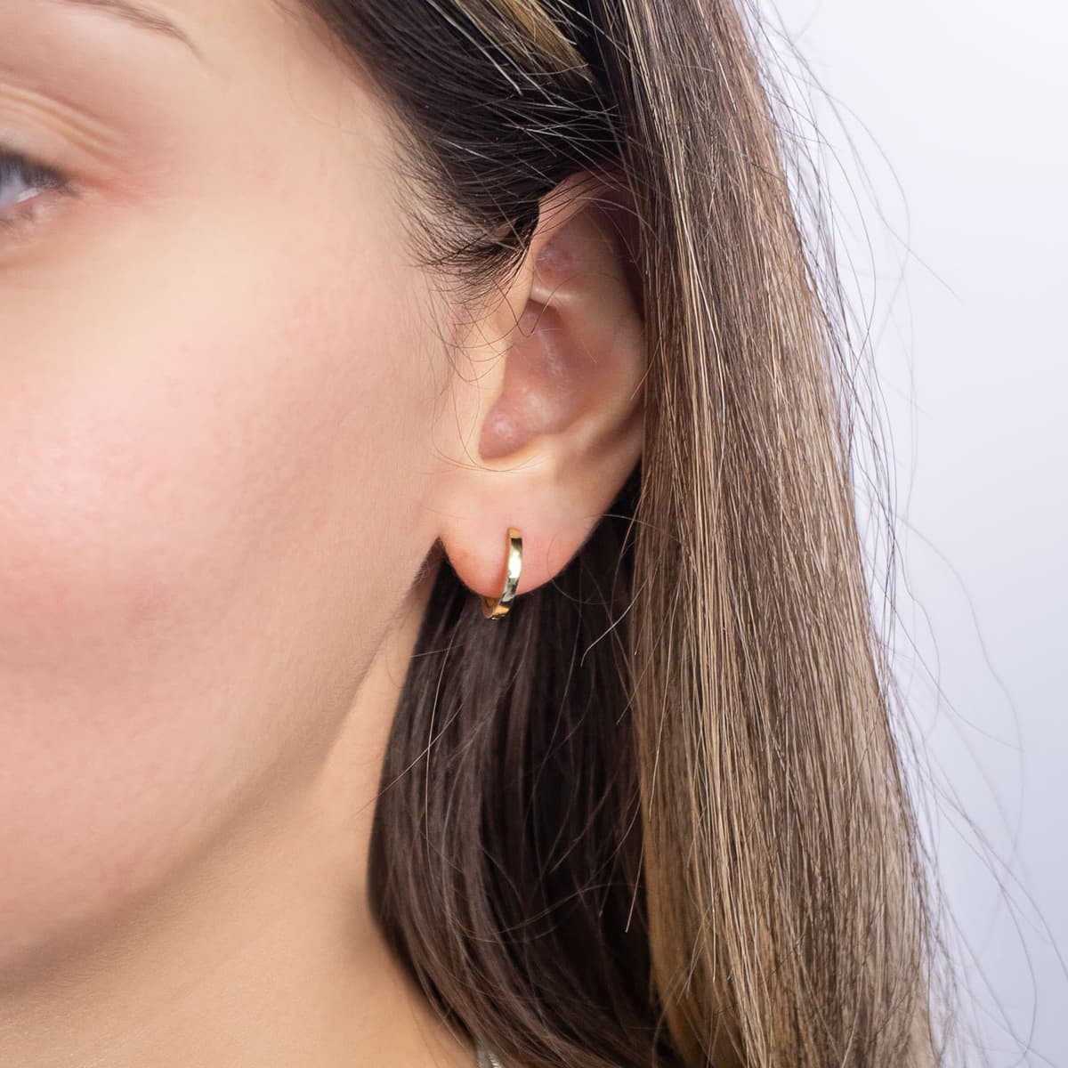 Women's Hoop Earrings Gofas Gold