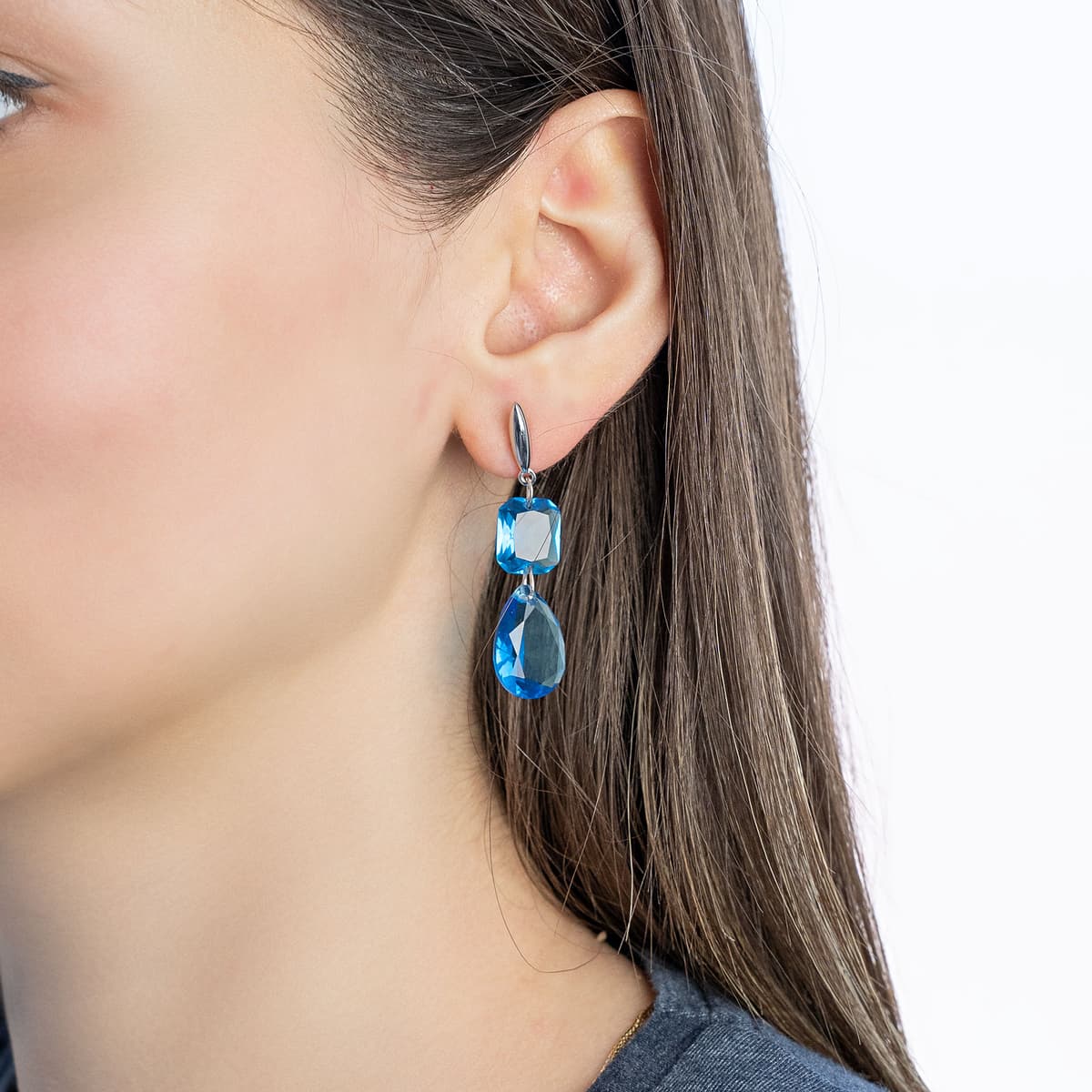 Women's Earrings Gofas Silver