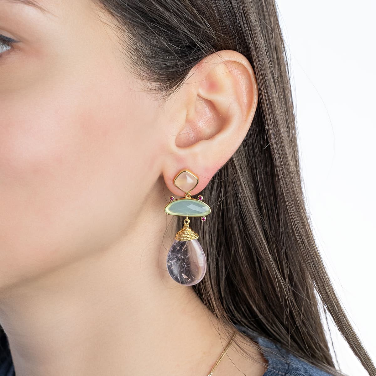 Women's Earrings Gofas Silver