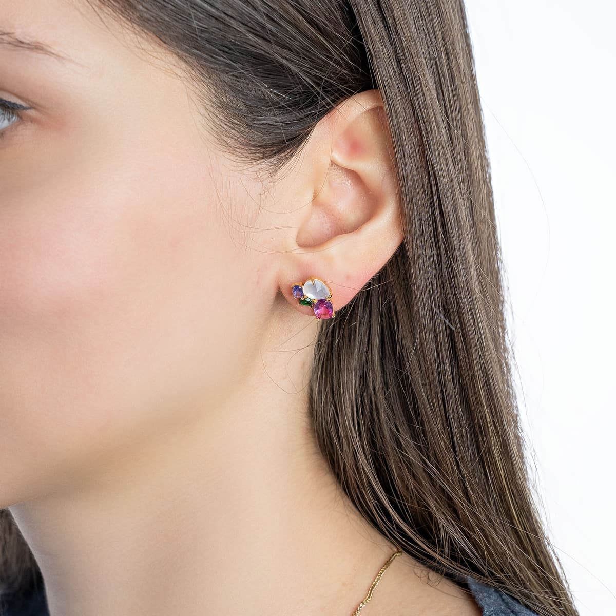 Women's Earrings Gofas Silver