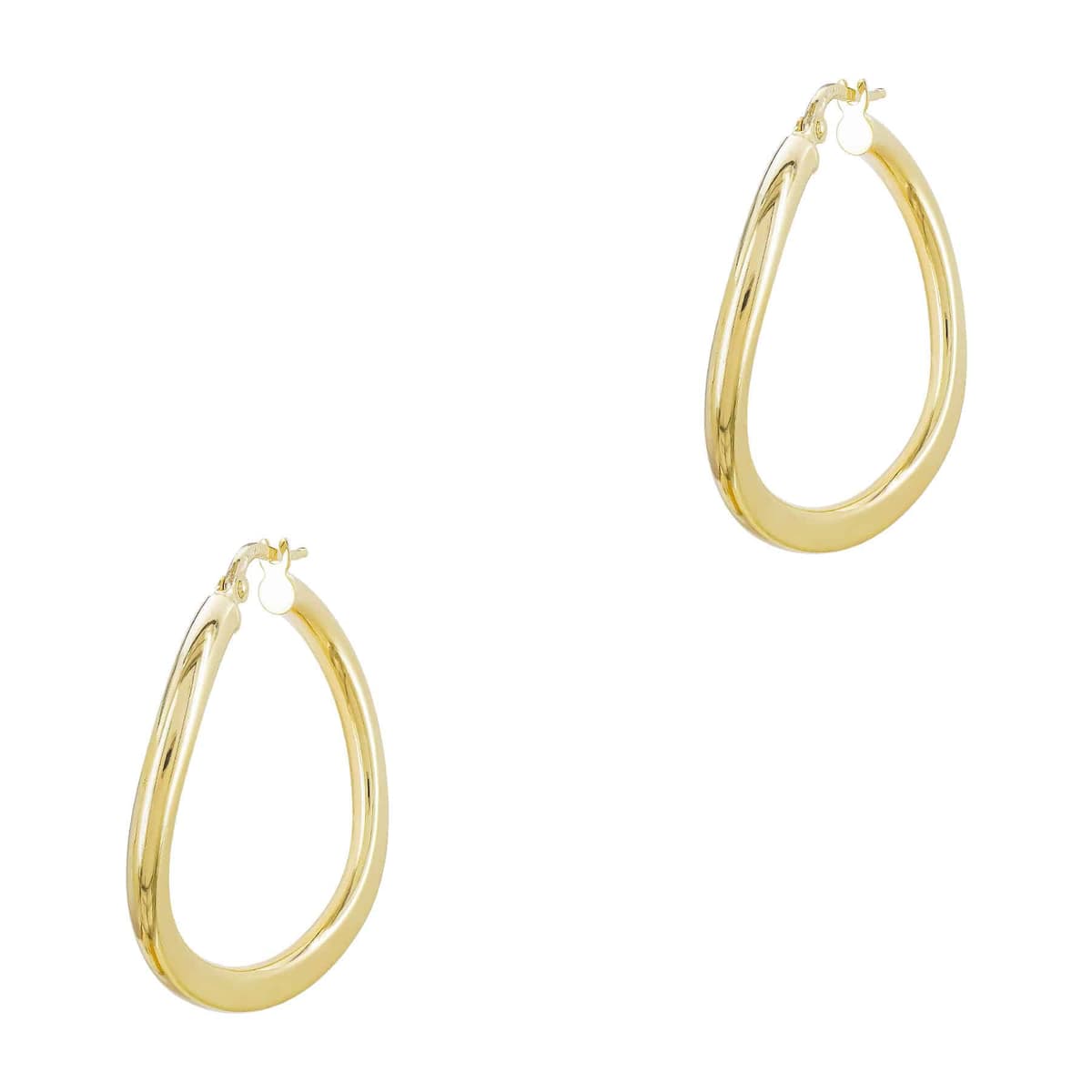 Σκουλαρίκια Kρίκοι από Kίτρινο Χρυσό 14 Καρατίων SK2367