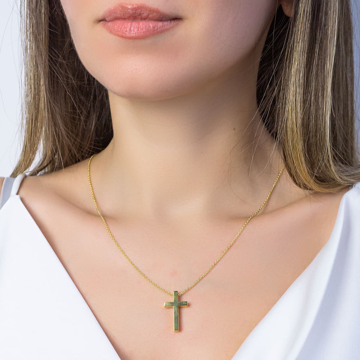 Boys' Baptism Crosses Gofas Gold