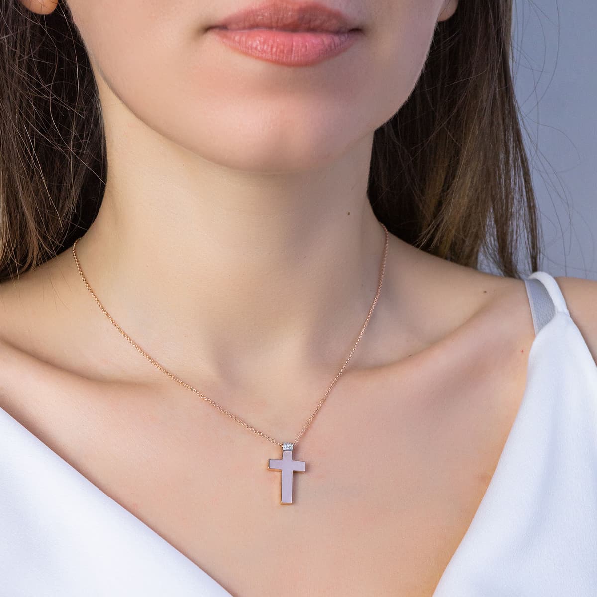 Girls' Baptism Crosses Gofas Gold