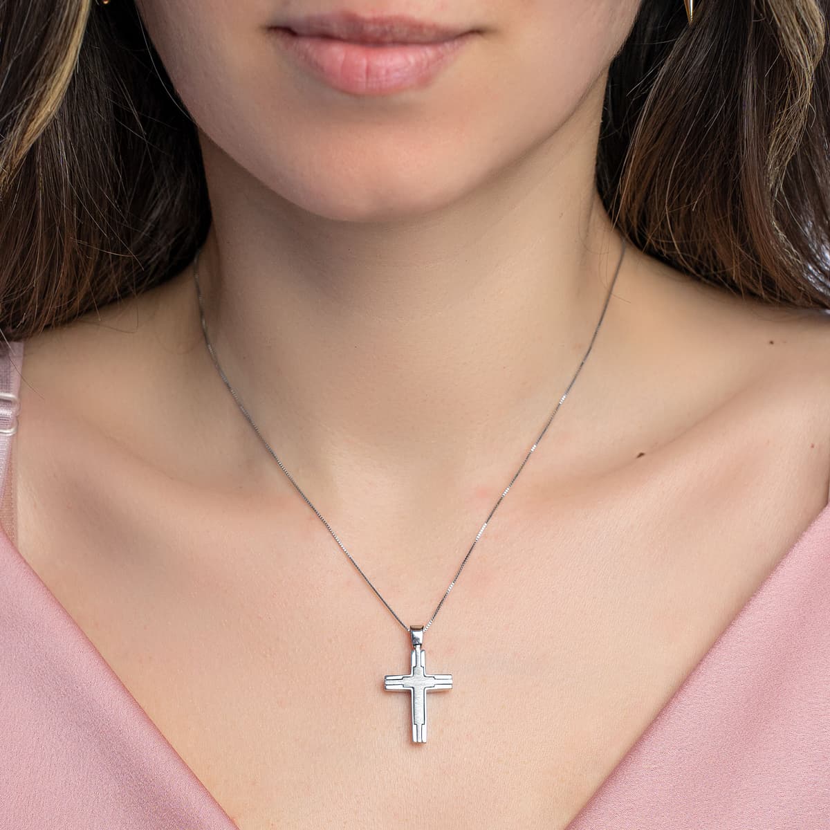 Boys' Baptism Crosses Gofas Silver