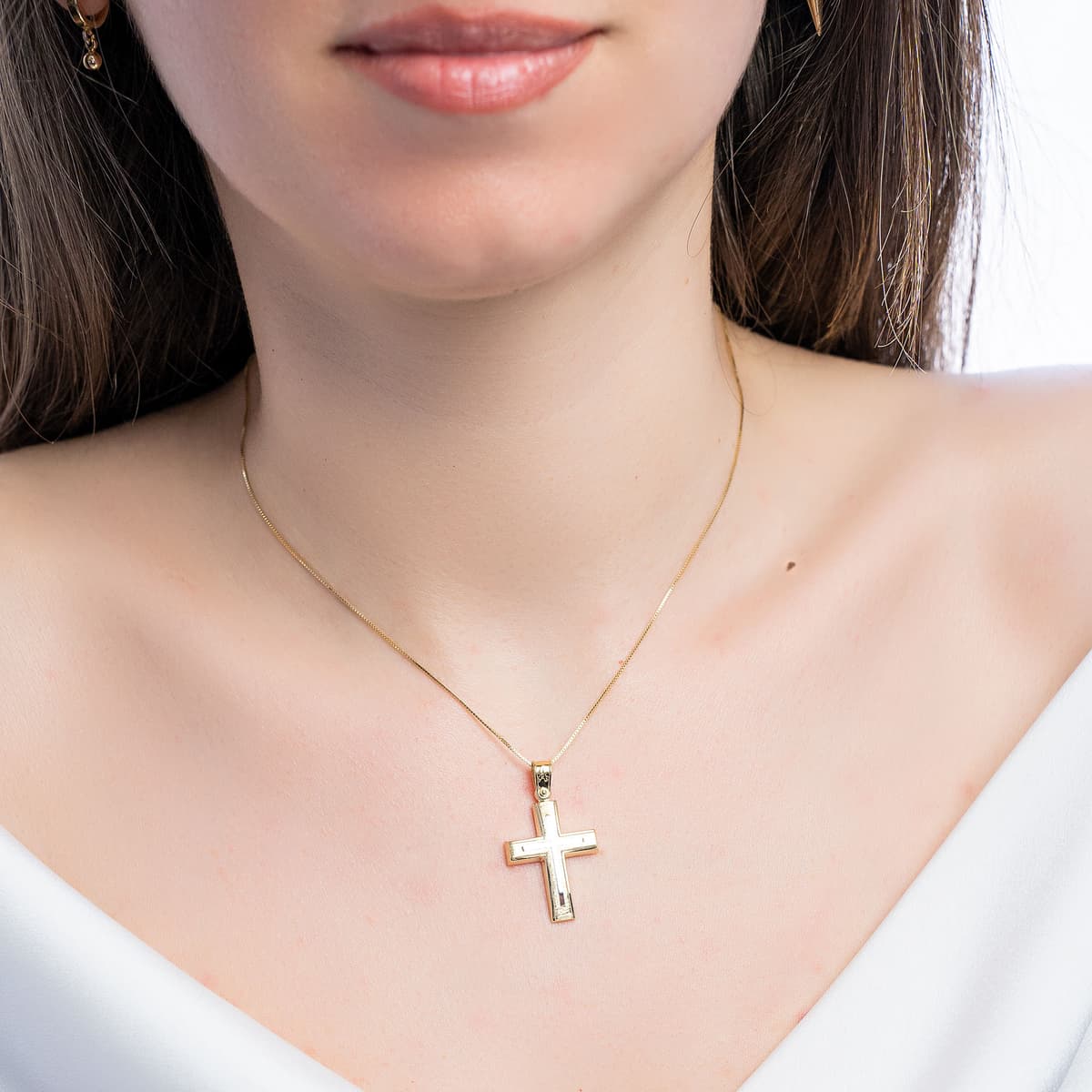 Boys' Baptism Crosses Gofas Gold