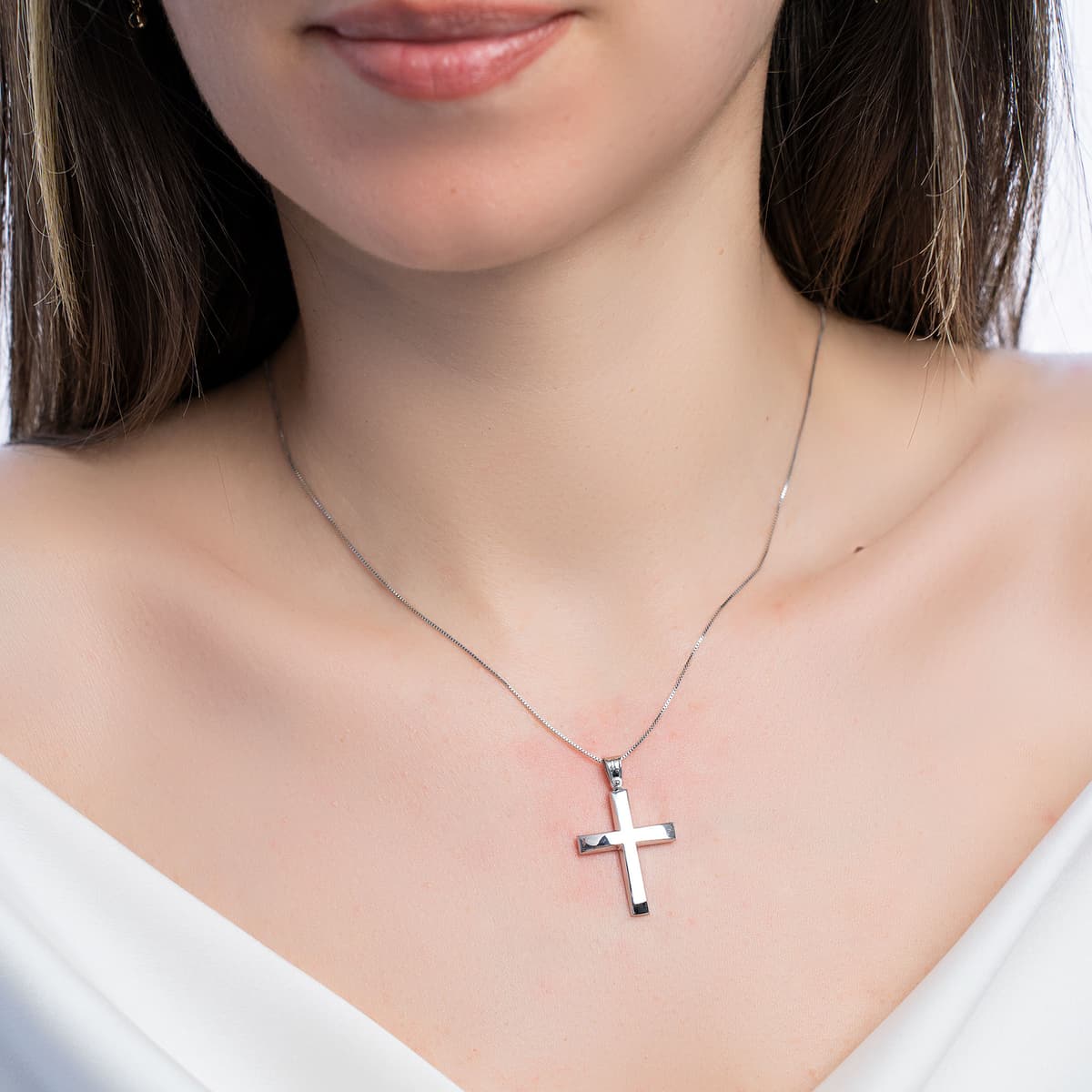 Boys' Baptism Crosses Gofas Silver