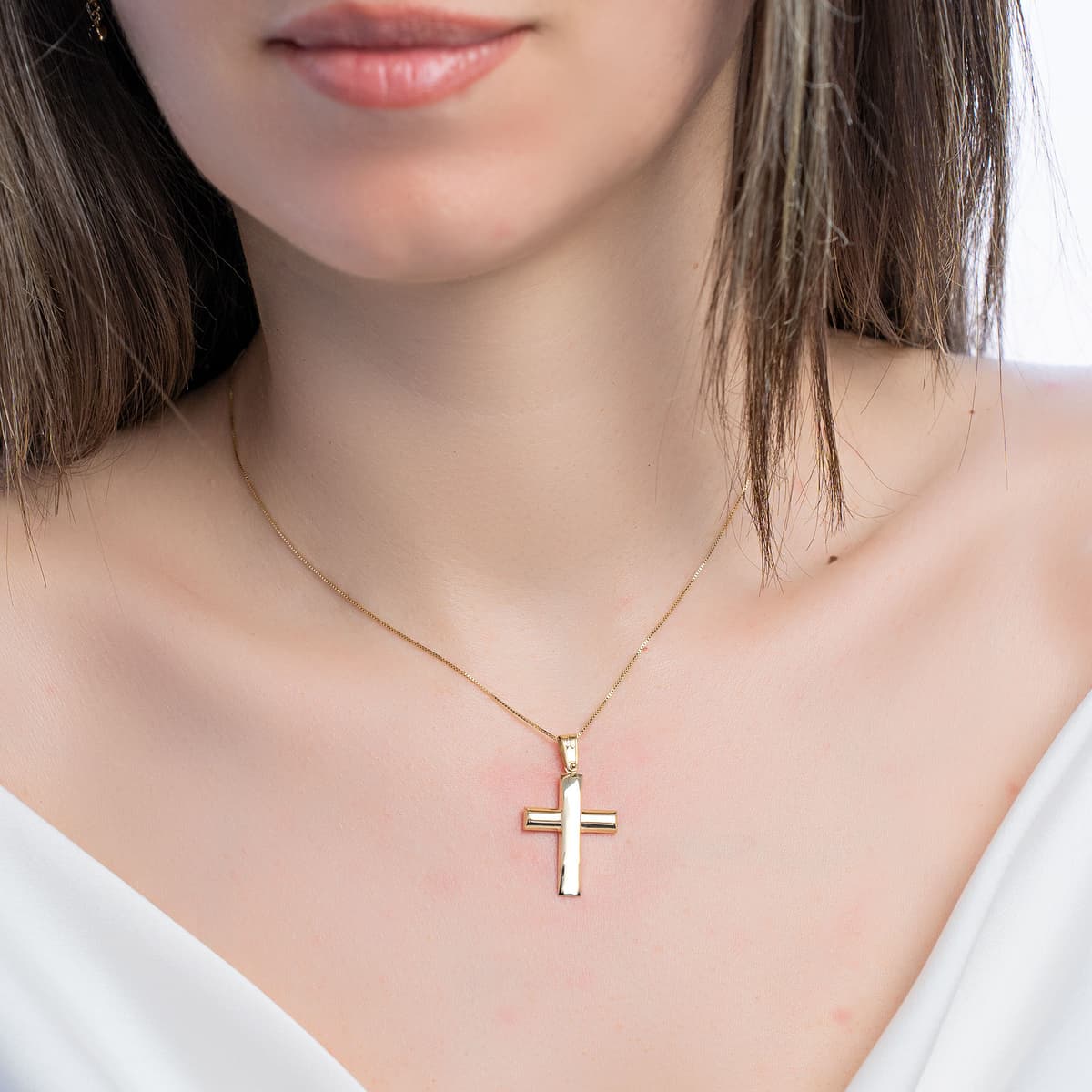 Boys' Baptism Crosses Gofas Gold