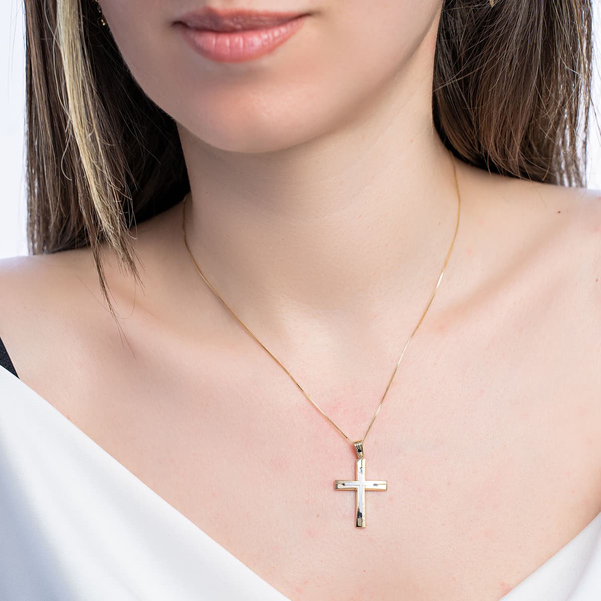 Boys' Baptism Crosses Gofas Gold