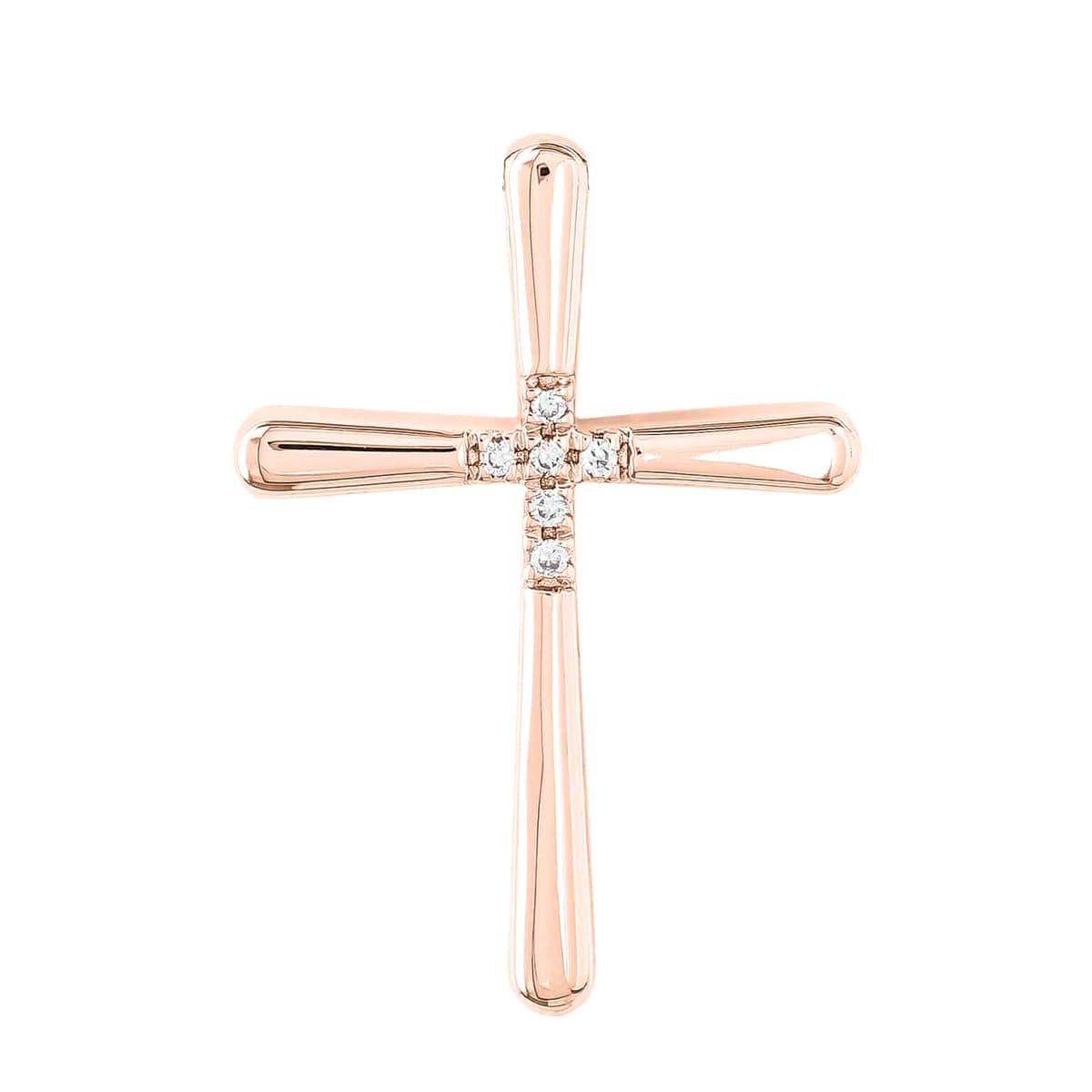 Girls' Baptism Crosses Gofas Rose Gold