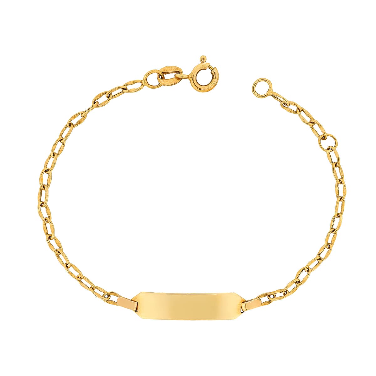 Παιδική Ταυτότητα από Κίτρινο Χρυσό 14 Καρατίων TVR518