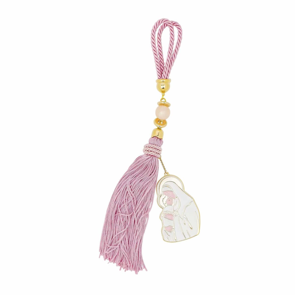 Γούρι με την Παναγία από Επιχρυσωμένο Ορείχαλκο GR470