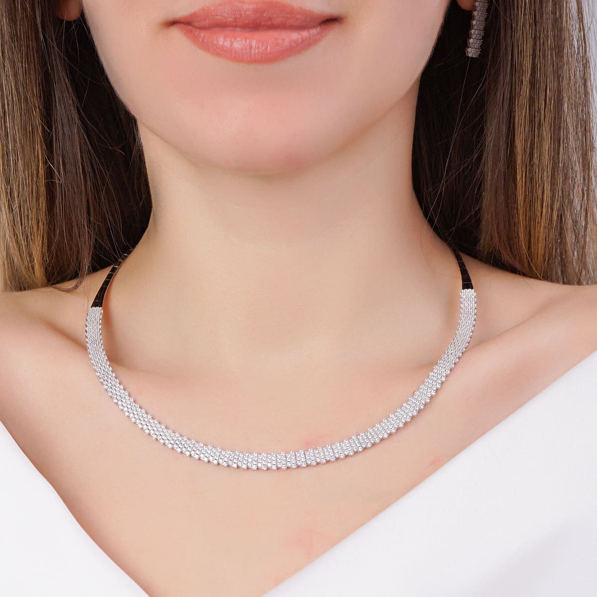 Women's Necklaces Gofas Silver