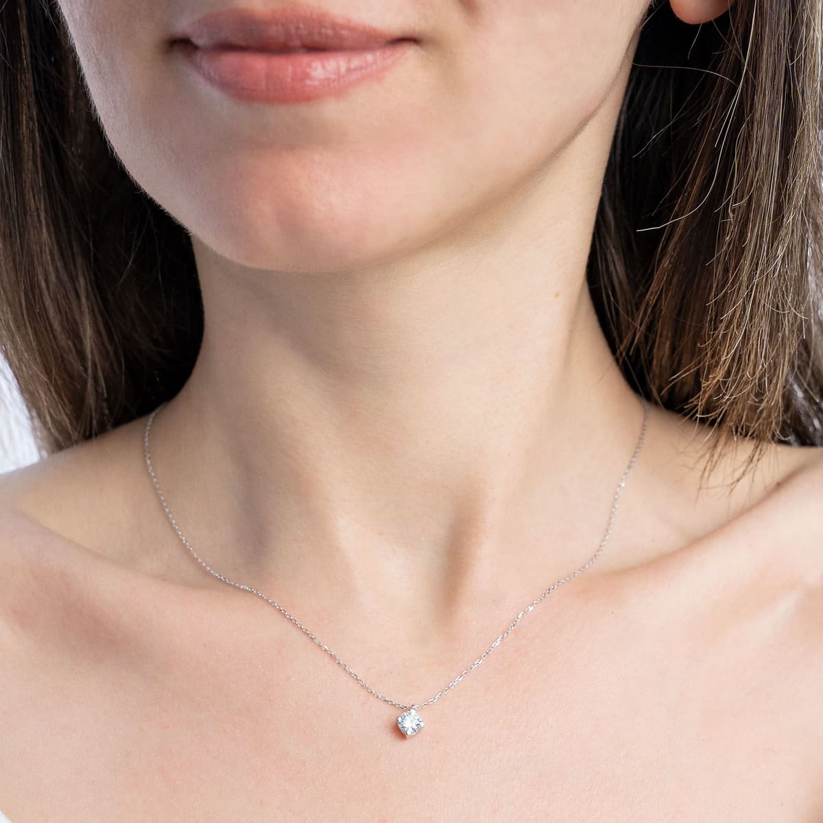 Women's Engagement Rings LIVE DIAMOND Silver