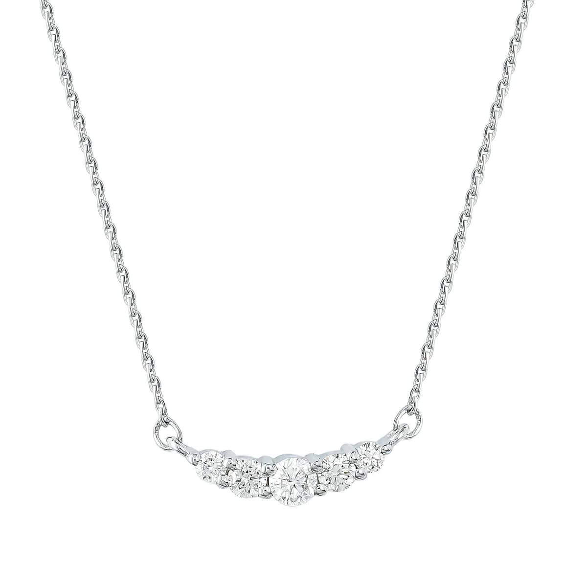 Women's Necklaces Diamond Group Silver
