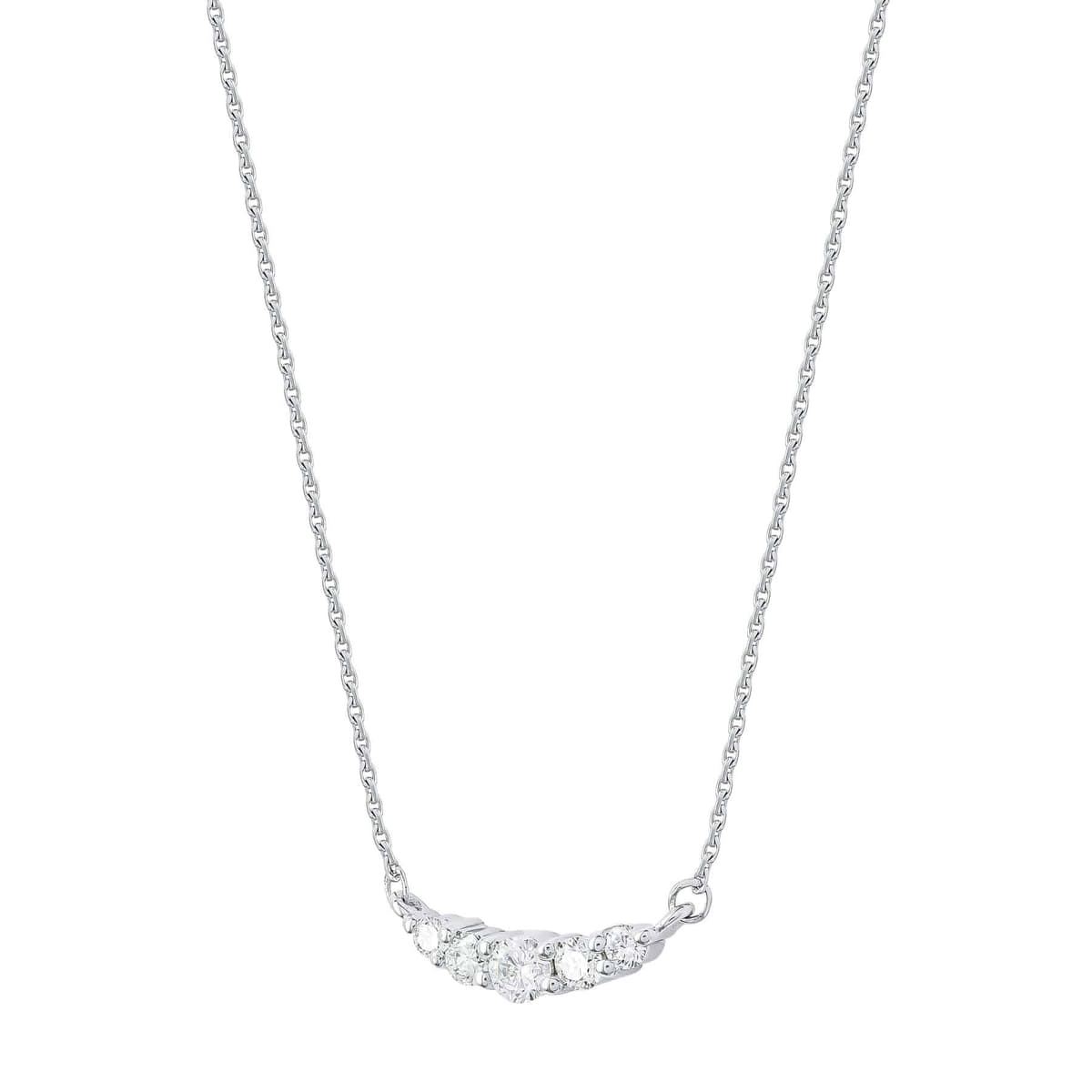 Women's Necklaces Diamond Group Silver