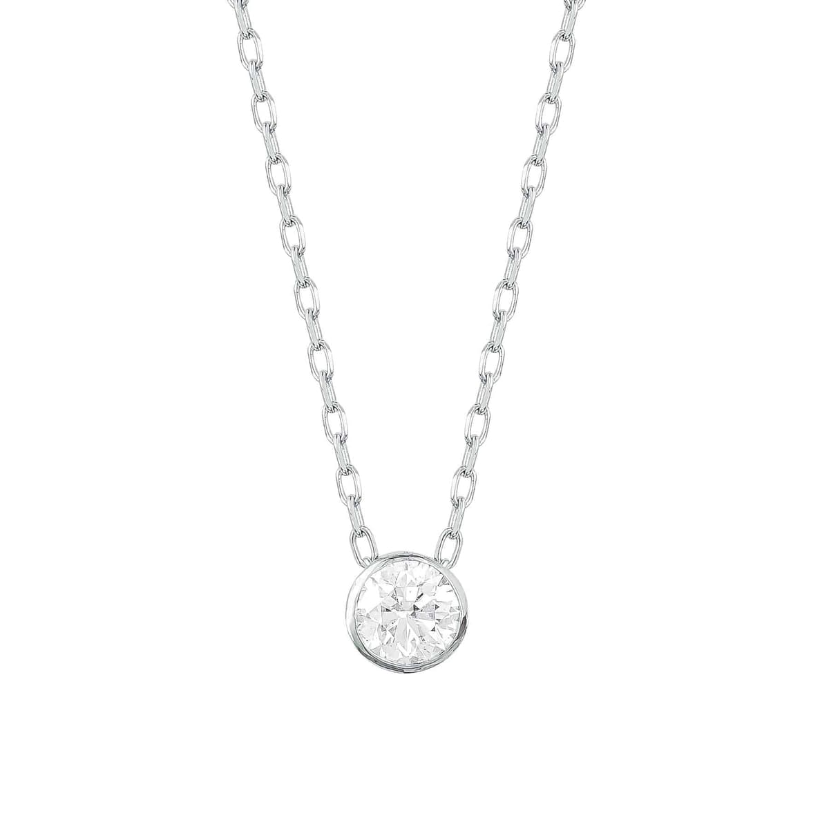 Women's Necklaces Diamond Group Silver