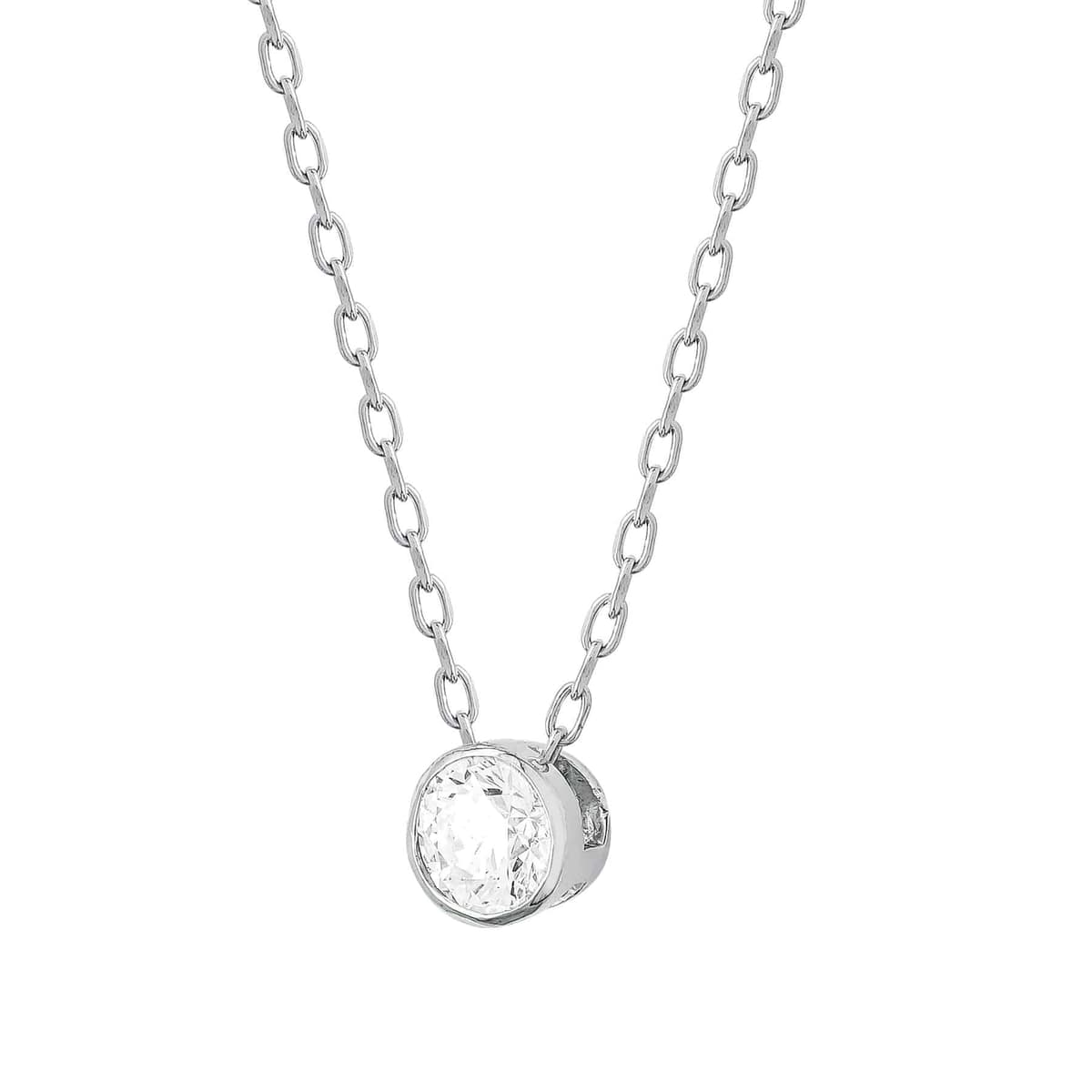 Women's Necklaces Diamond Group Silver