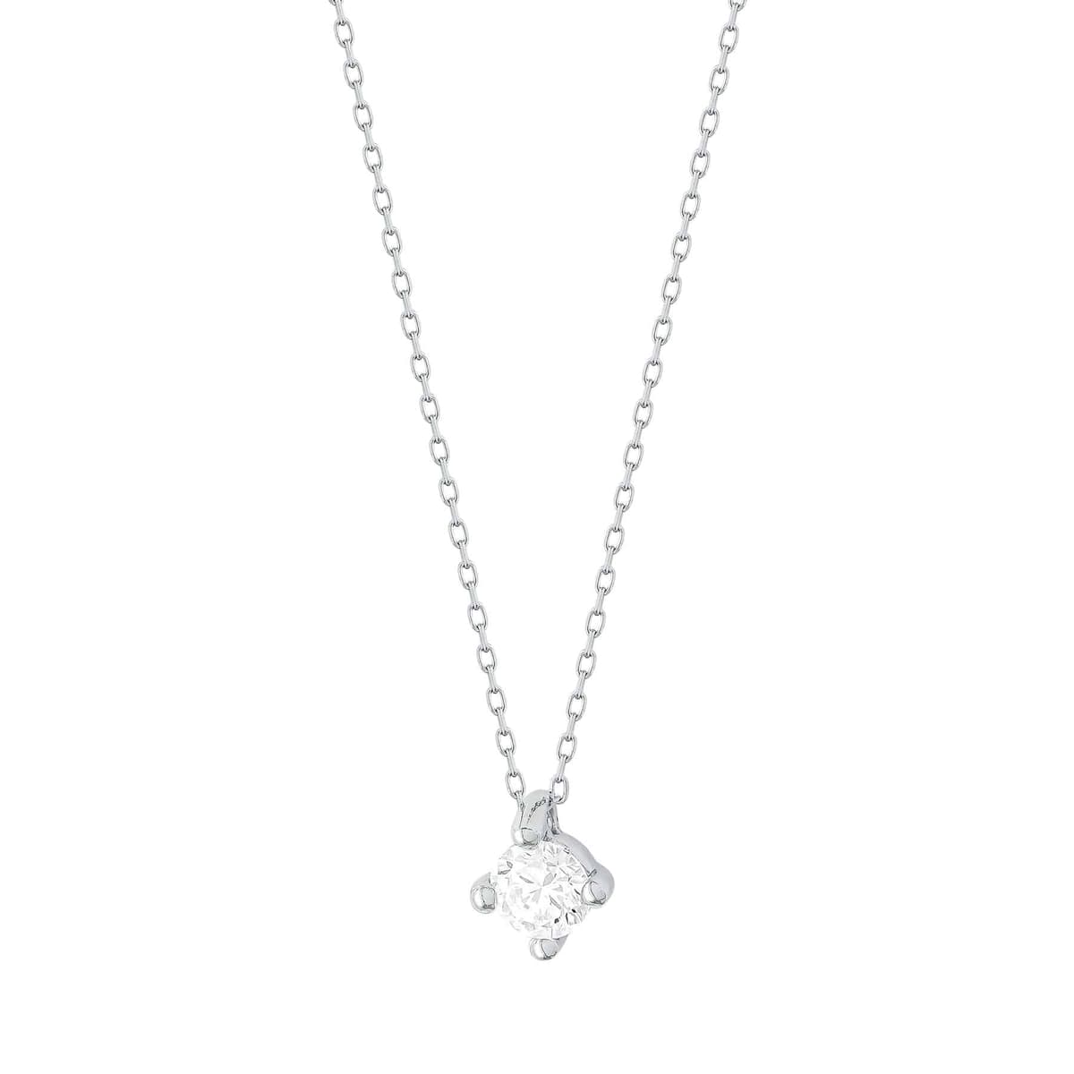Women's Necklaces Diamond Group Silver