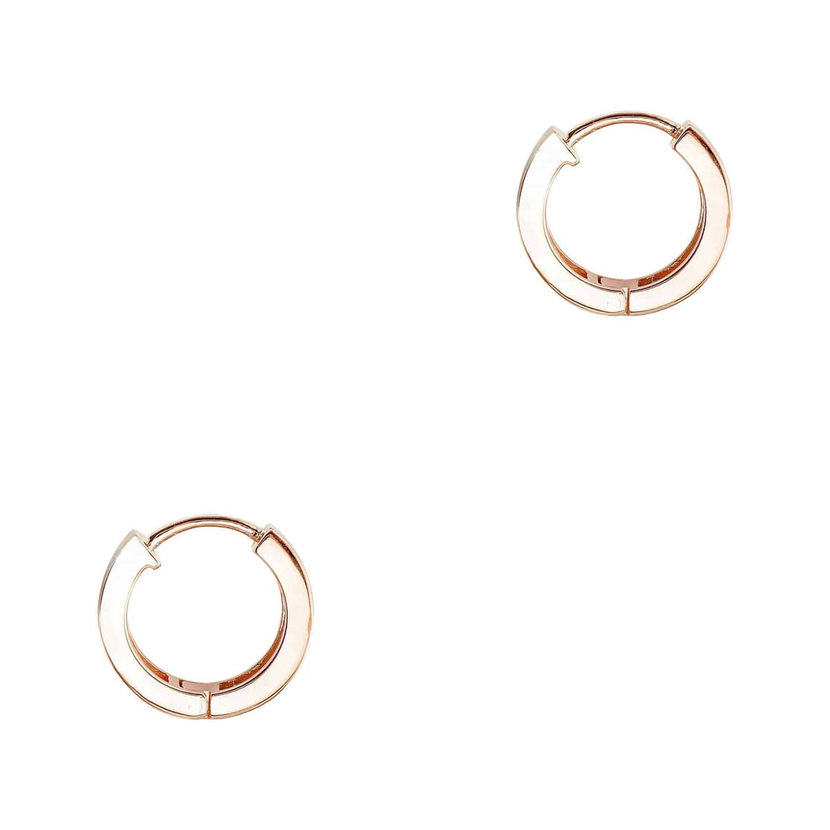 Women's Hoop Earrings Gofas Rose Gold