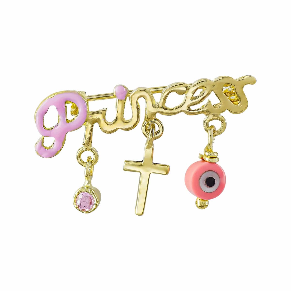 Παραμάνα Για Νεογέννητο Από Κίτρινο Χρυσό 9 Καρατίων PR669