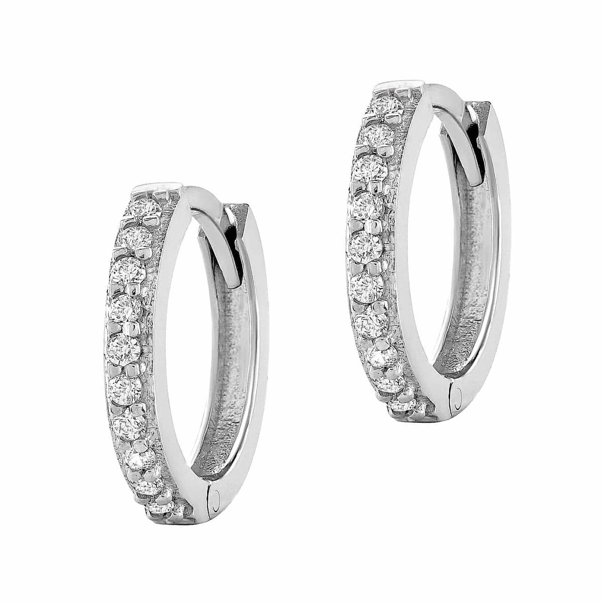 Women's Hoop Earrings Gofas Silver