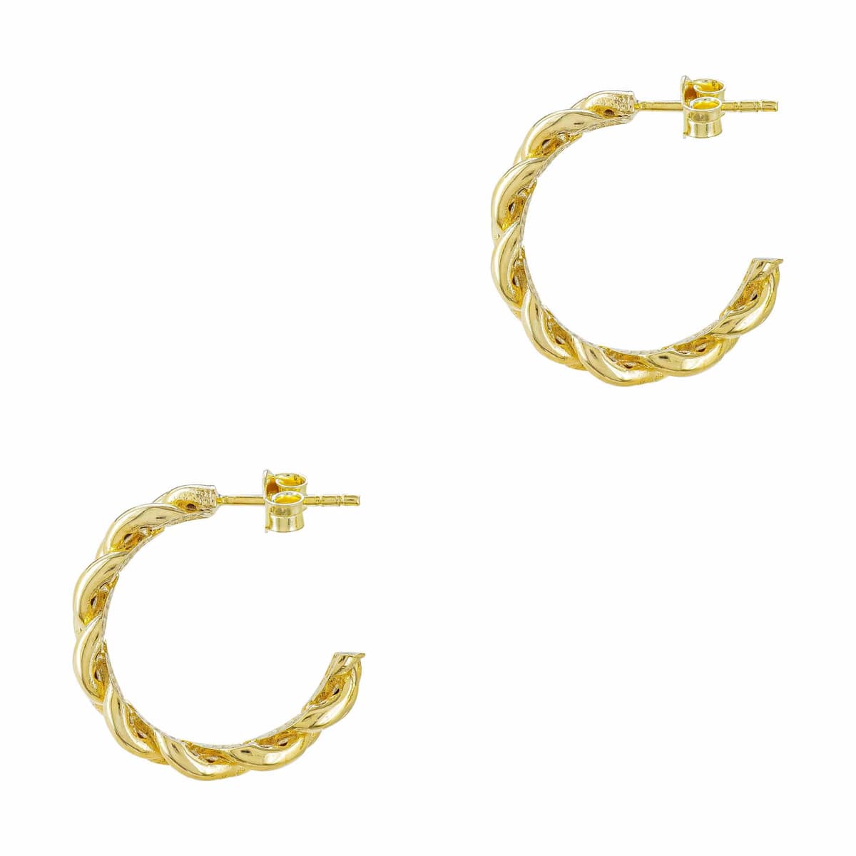 Women's Hoop Earrings Gofas Gold