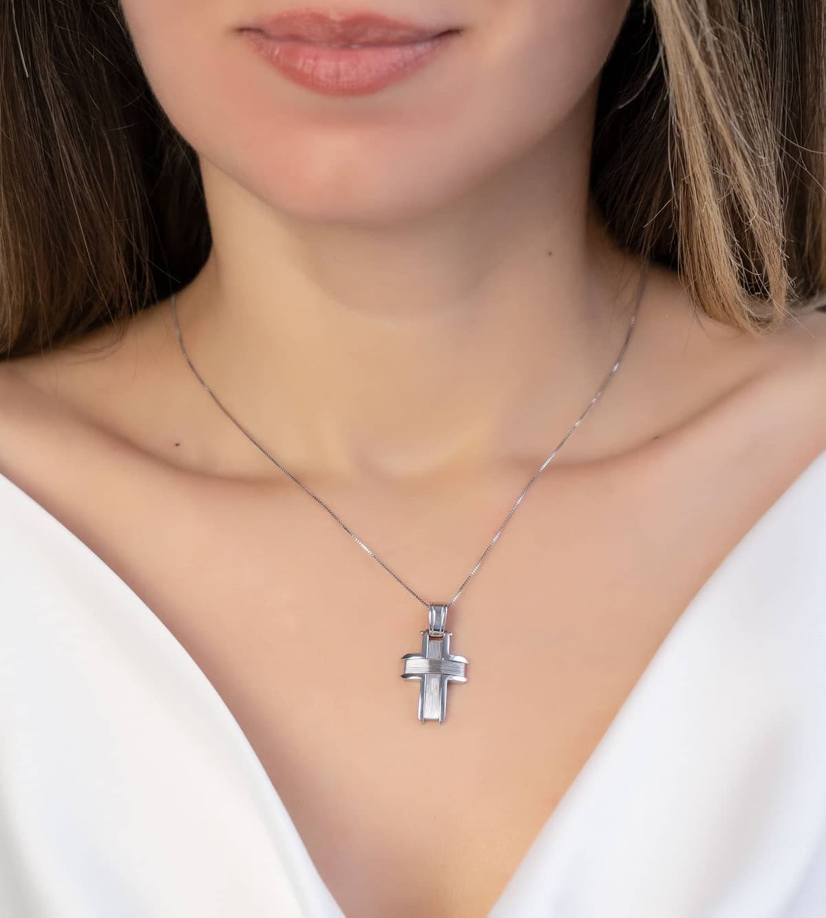 Boys' Baptism Crosses Gofas Silver