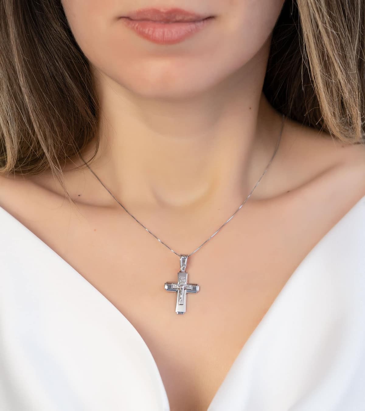 Boys' Baptism Crosses Gofas Silver