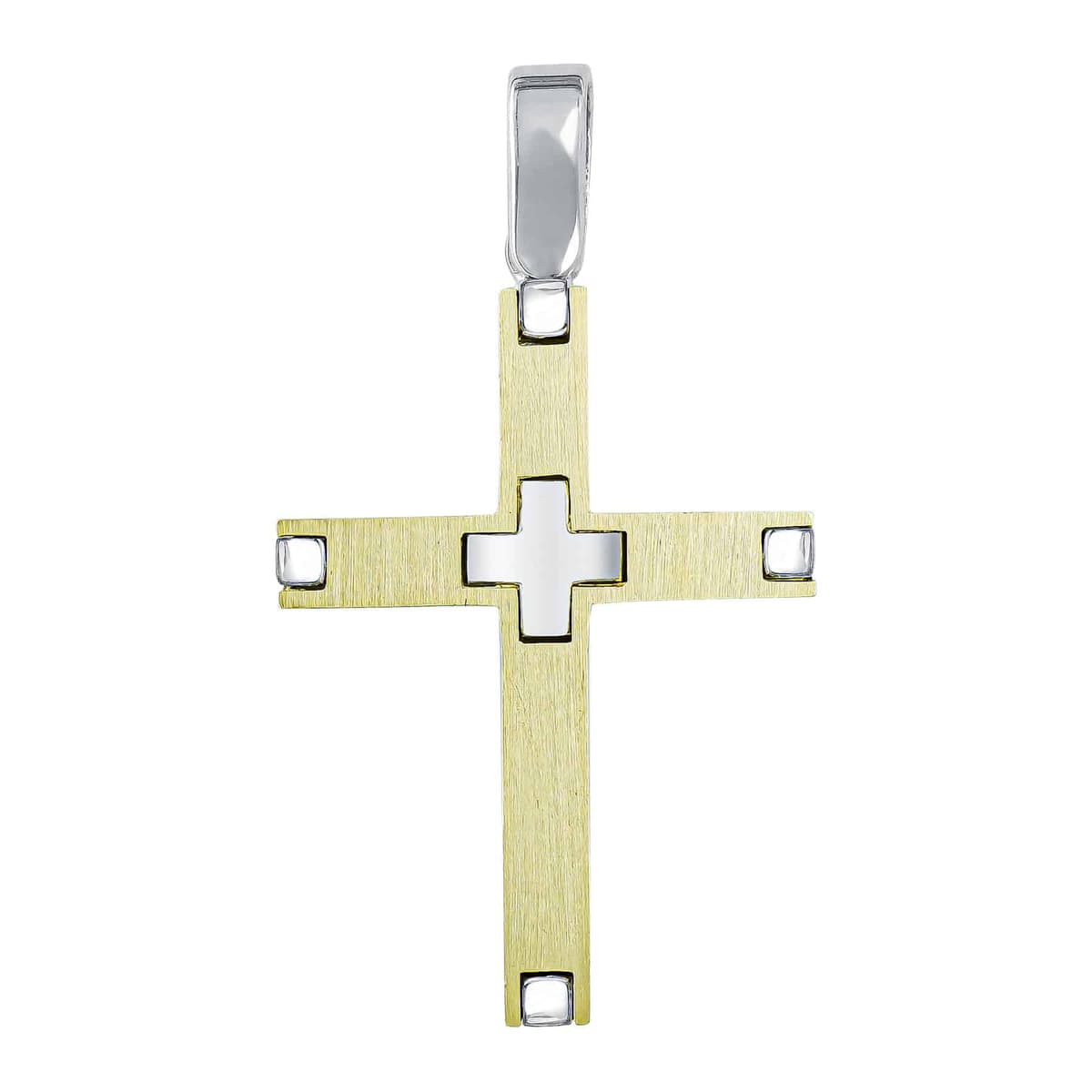 Boys' Baptism Crosses Gofas Gold