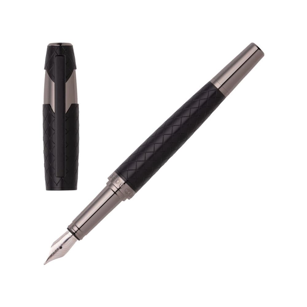 HUGO BOSS Πένα Chevron Black HSS2522A