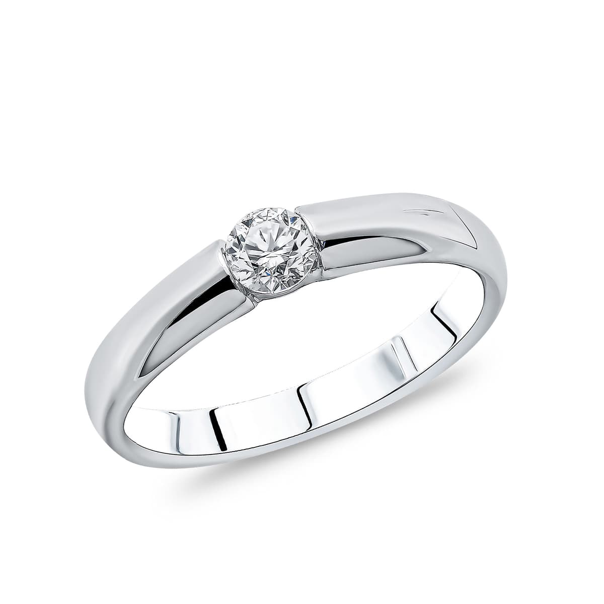 Women's Engagement Rings Diamond Group Silver