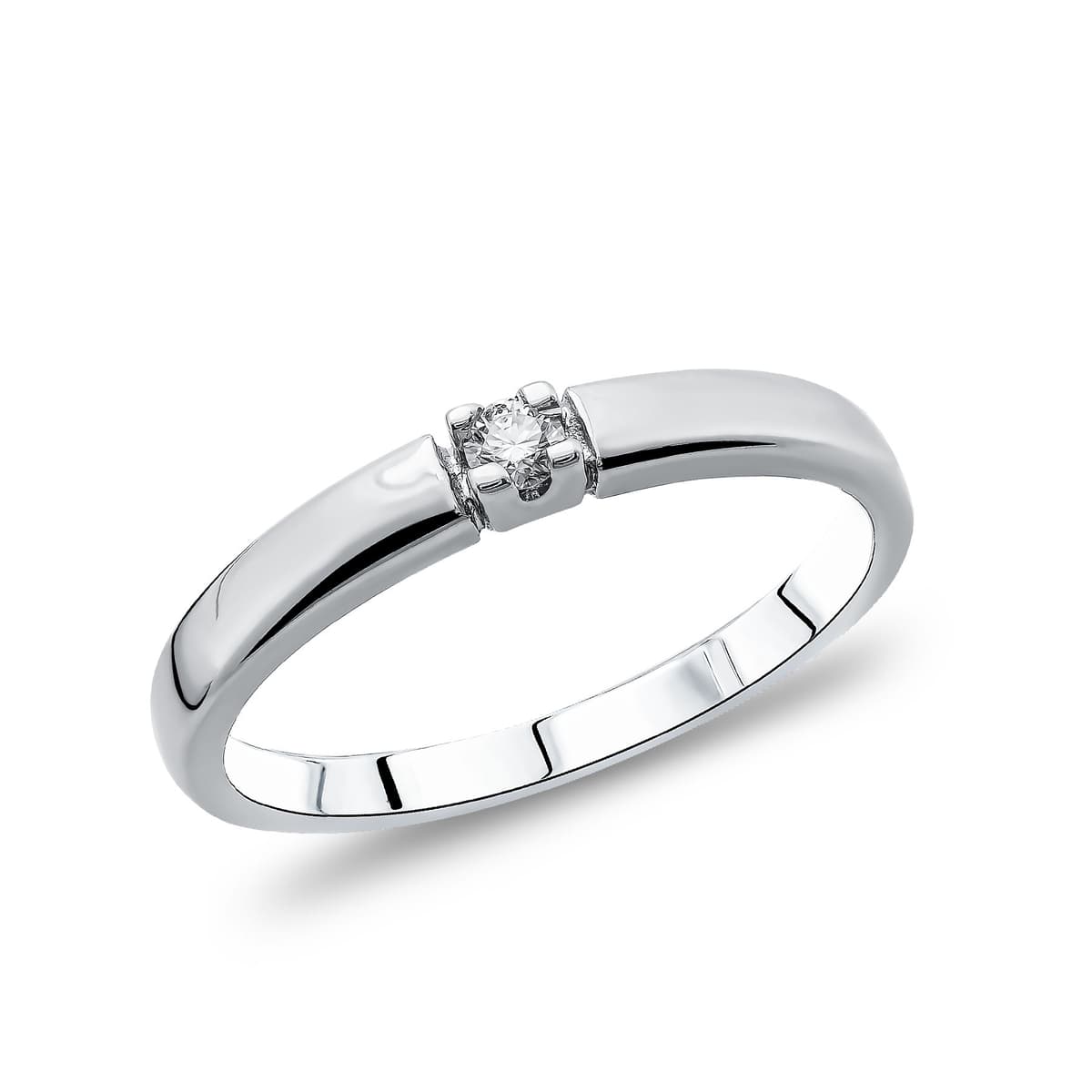 Women's Engagement Rings Diamond Group Silver