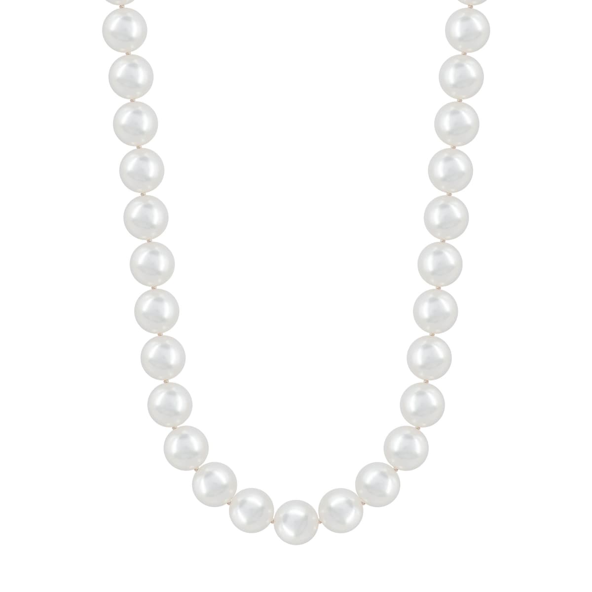 Κολιέ με Μαργαριτάρια Akoya από Λευκό Χρυσό 14 Καρατίων DKL2115