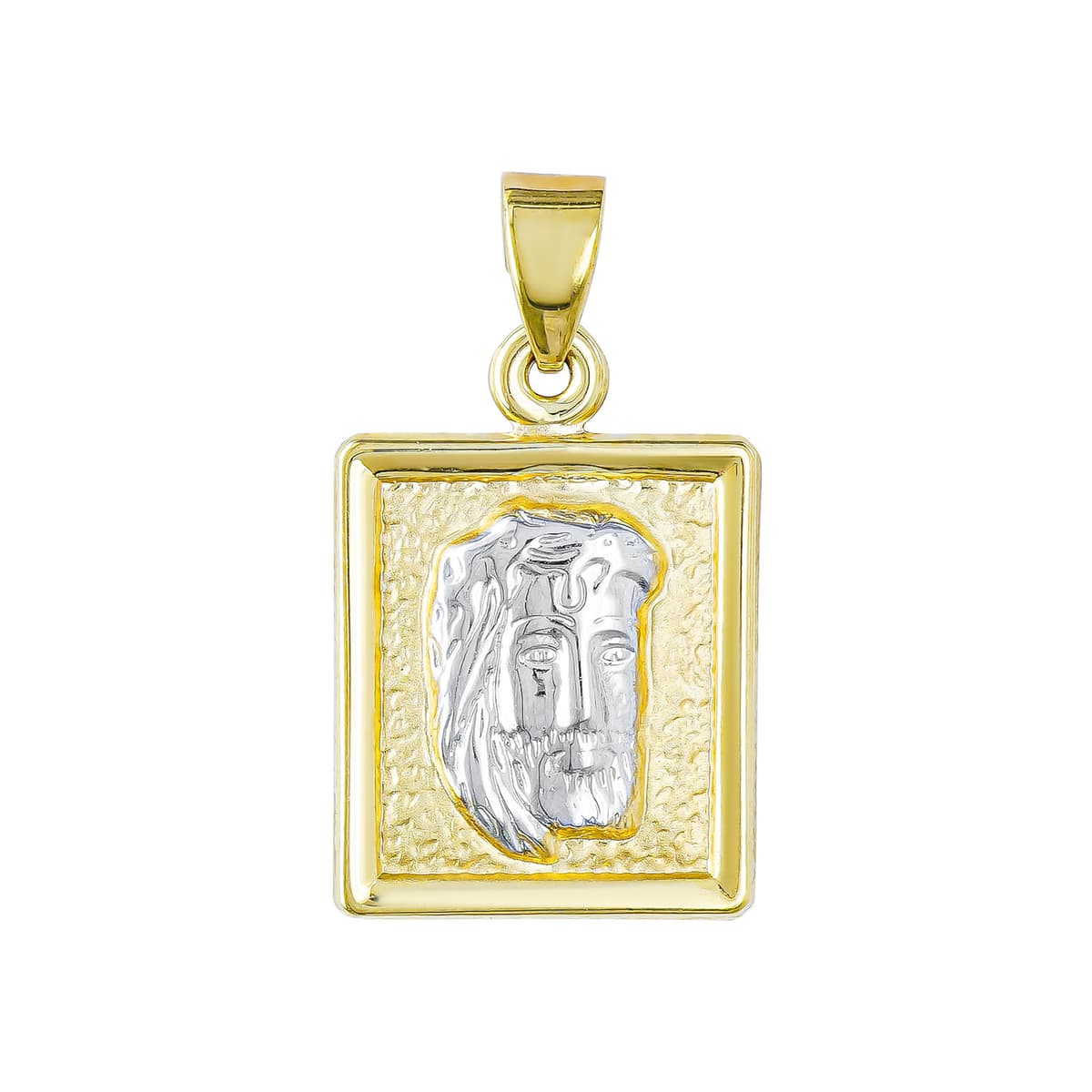 Κωνσταντινάτο Διπλής Όψεως Από Δίχρωμο Χρυσό 9 Καρατίων KN455