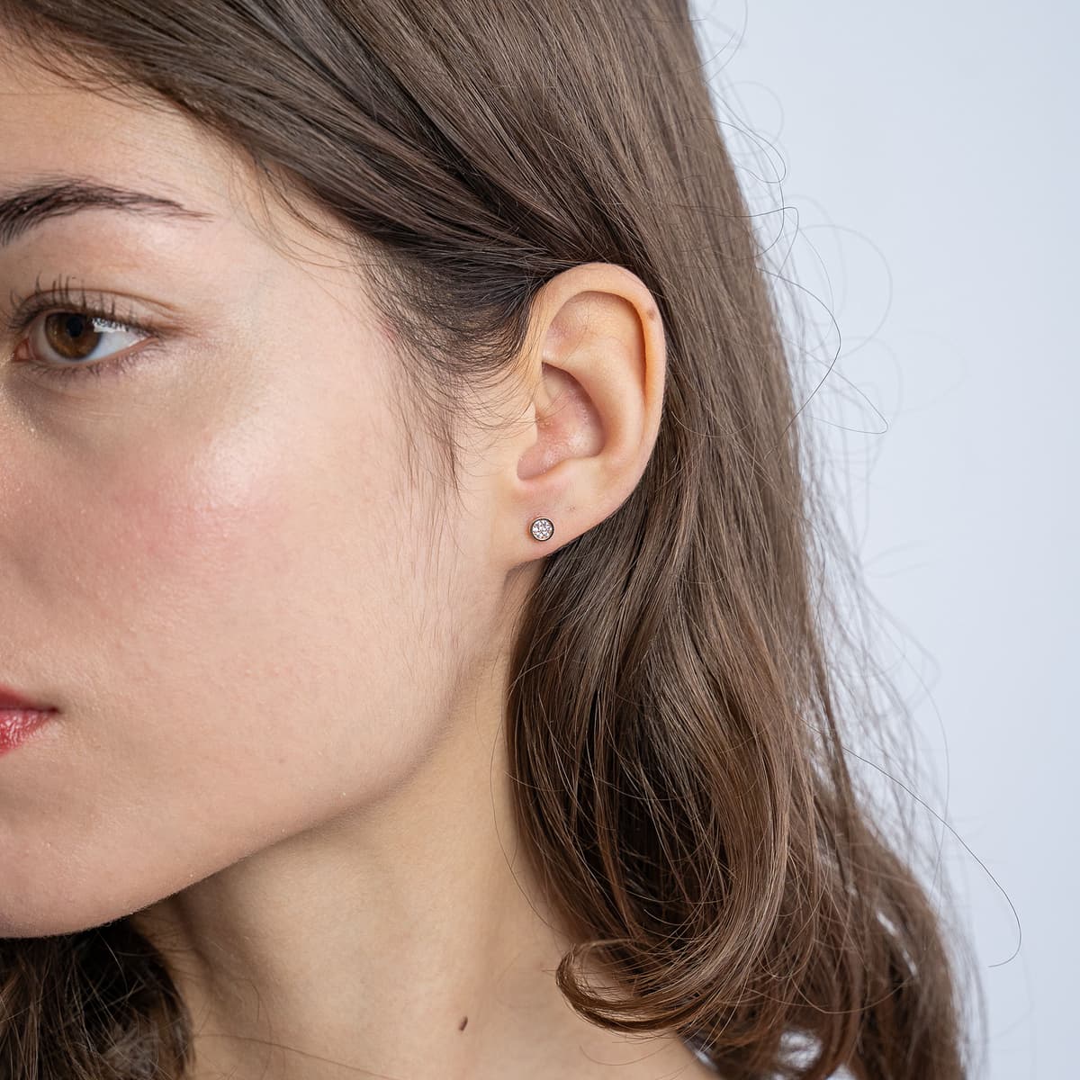 Women's Earrings Gofas Rose Gold