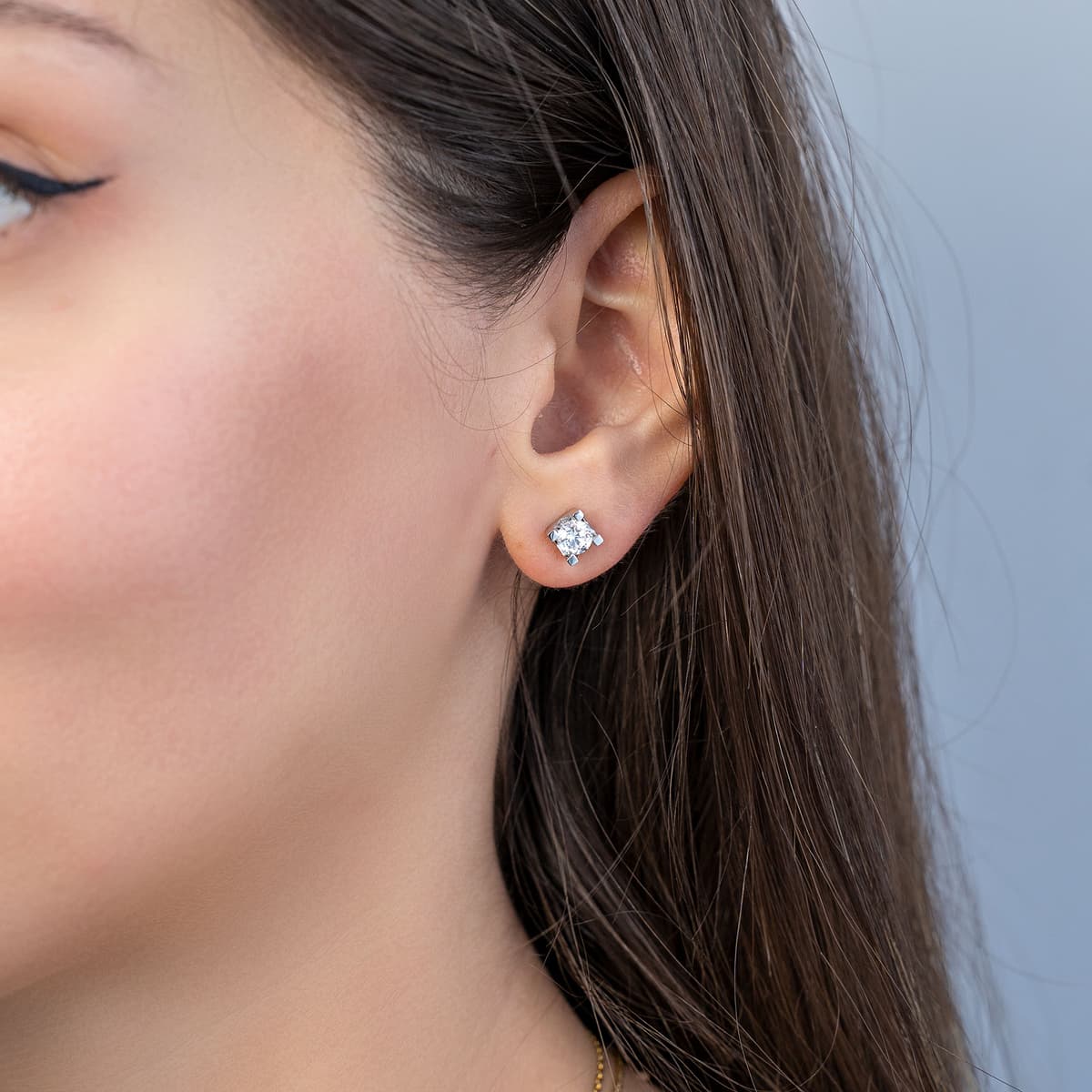 Women's Earrings LIVE DIAMOND Silver