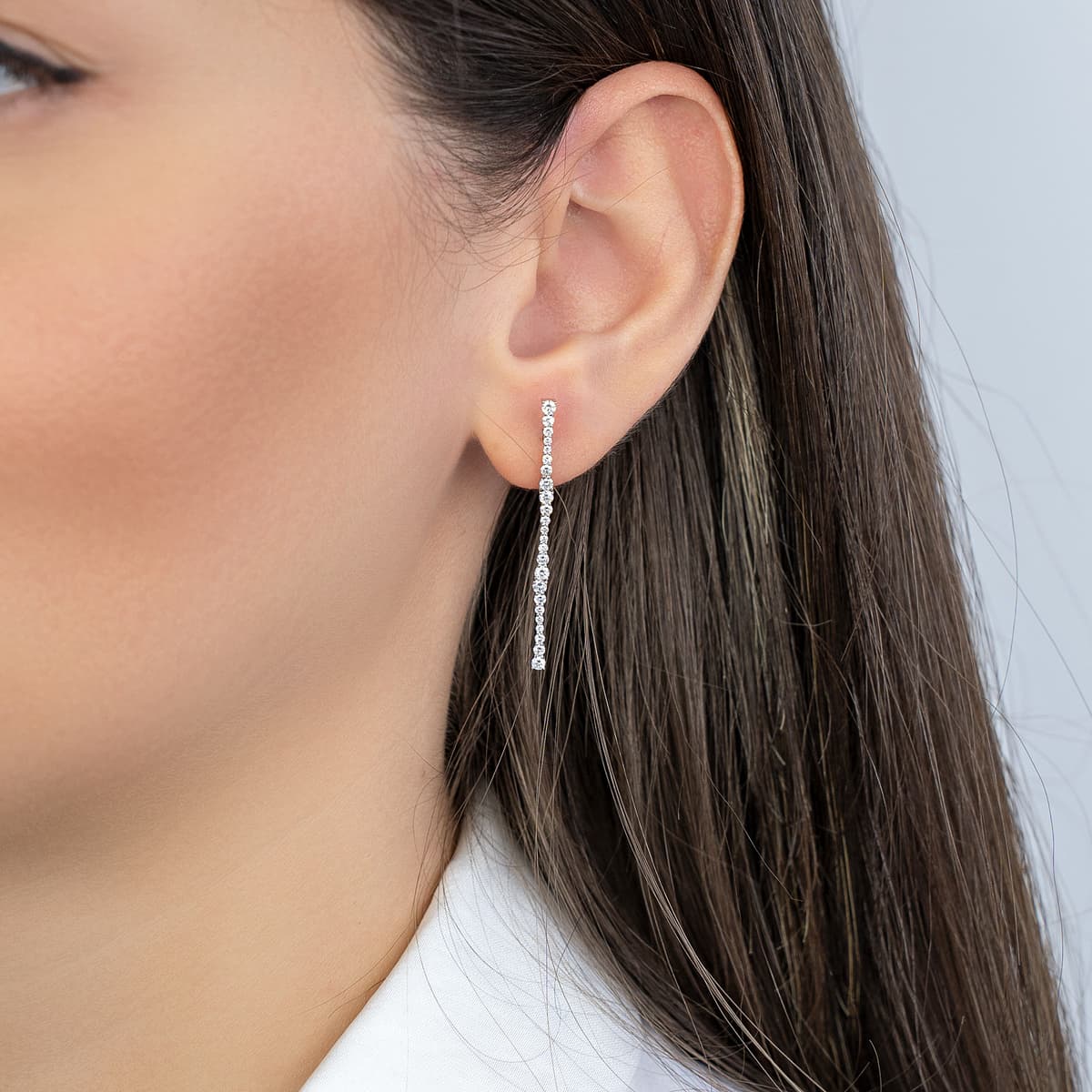 Women's Necklaces Diamond Group Silver