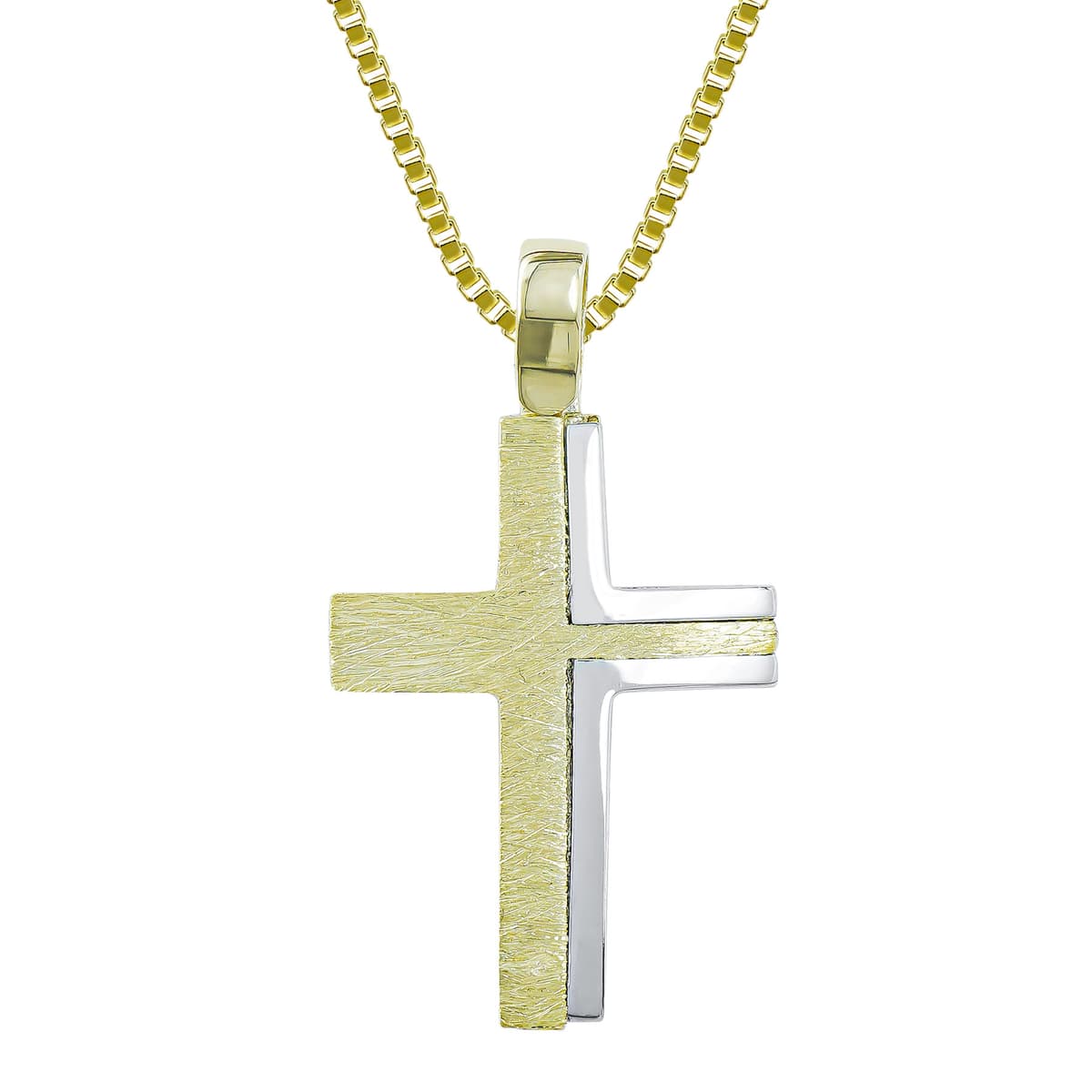 Boys' Baptism Crosses Gofas Gold