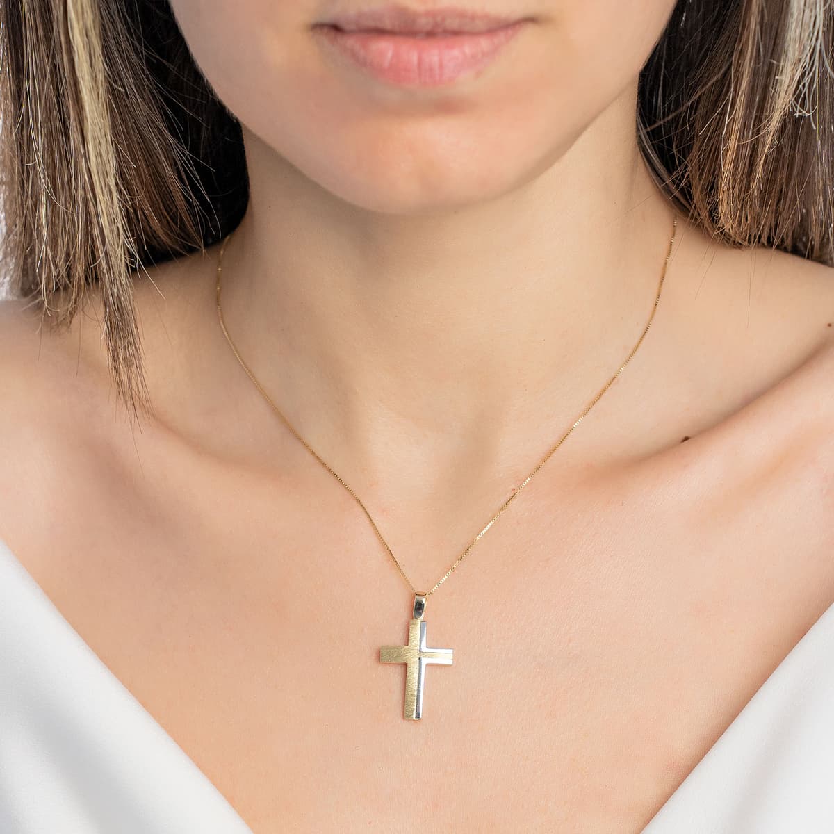 Boys' Baptism Crosses Gofas Gold