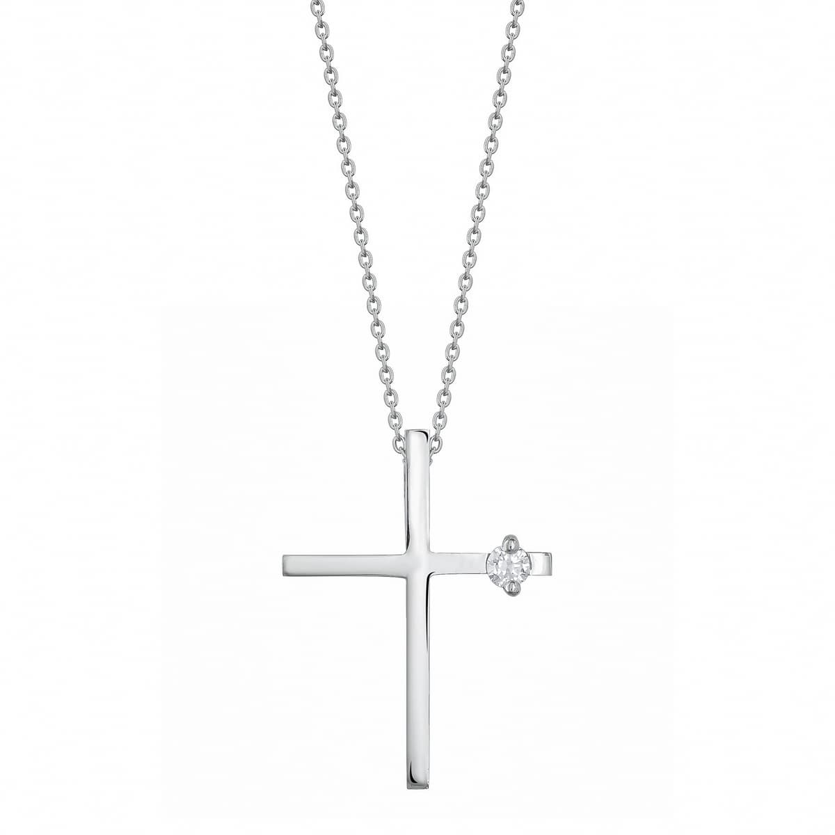 Girls' Baptism Crosses Gofas Silver