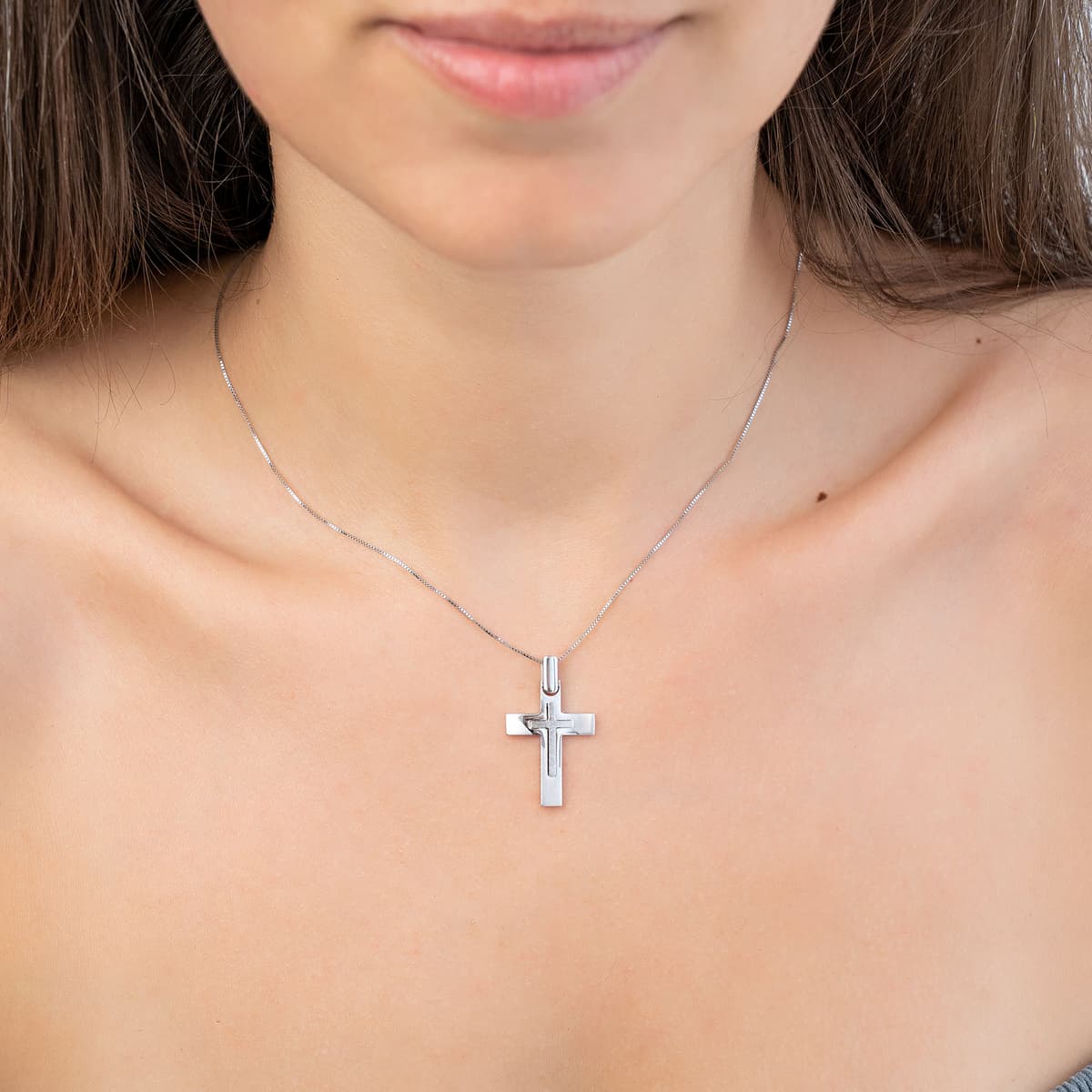 Boys' Baptism Crosses Gofas Silver